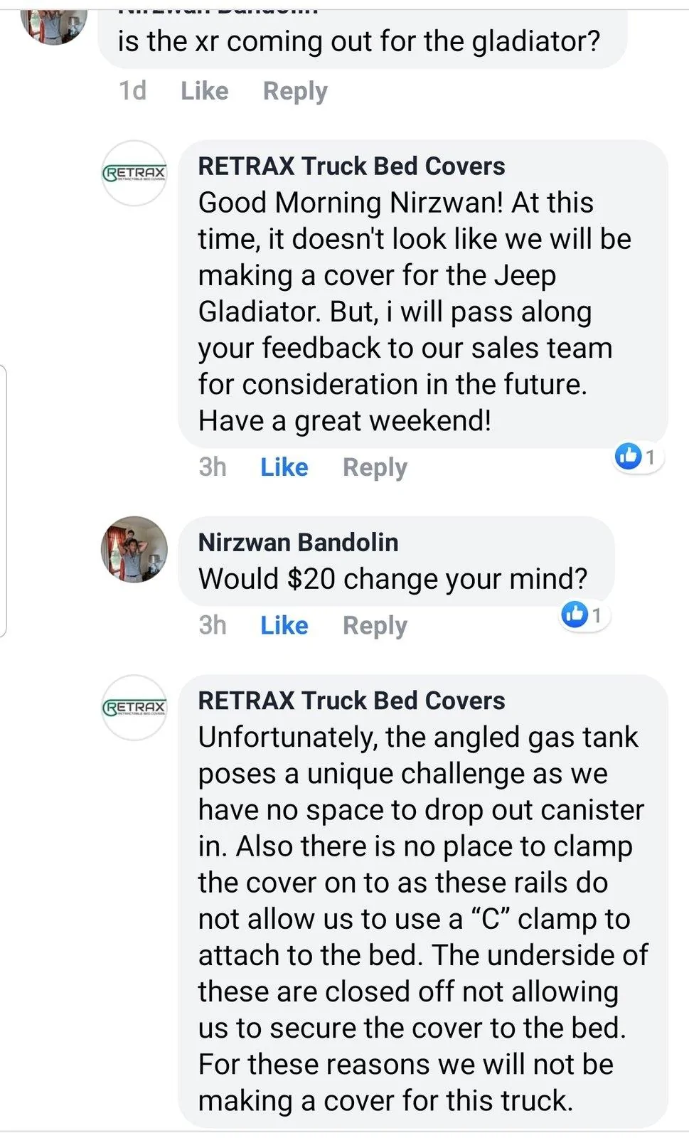 Jeep Gladiator Will physics get in the way of fun? Screenshot_20190905-142852_Facebook
