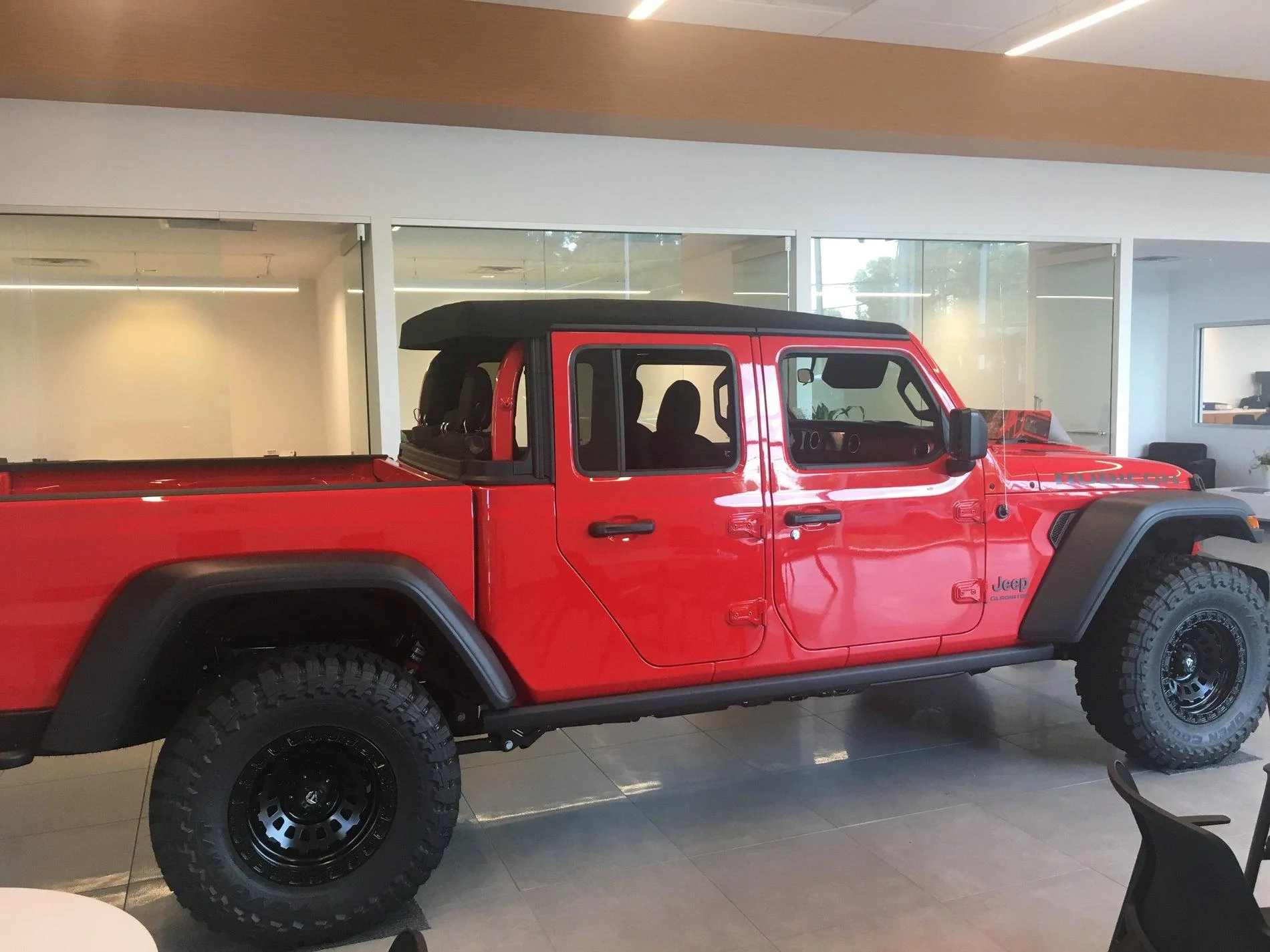 Jeep Gladiator Gladiators on Mopar 2" Lift Kit westgate red stance 2