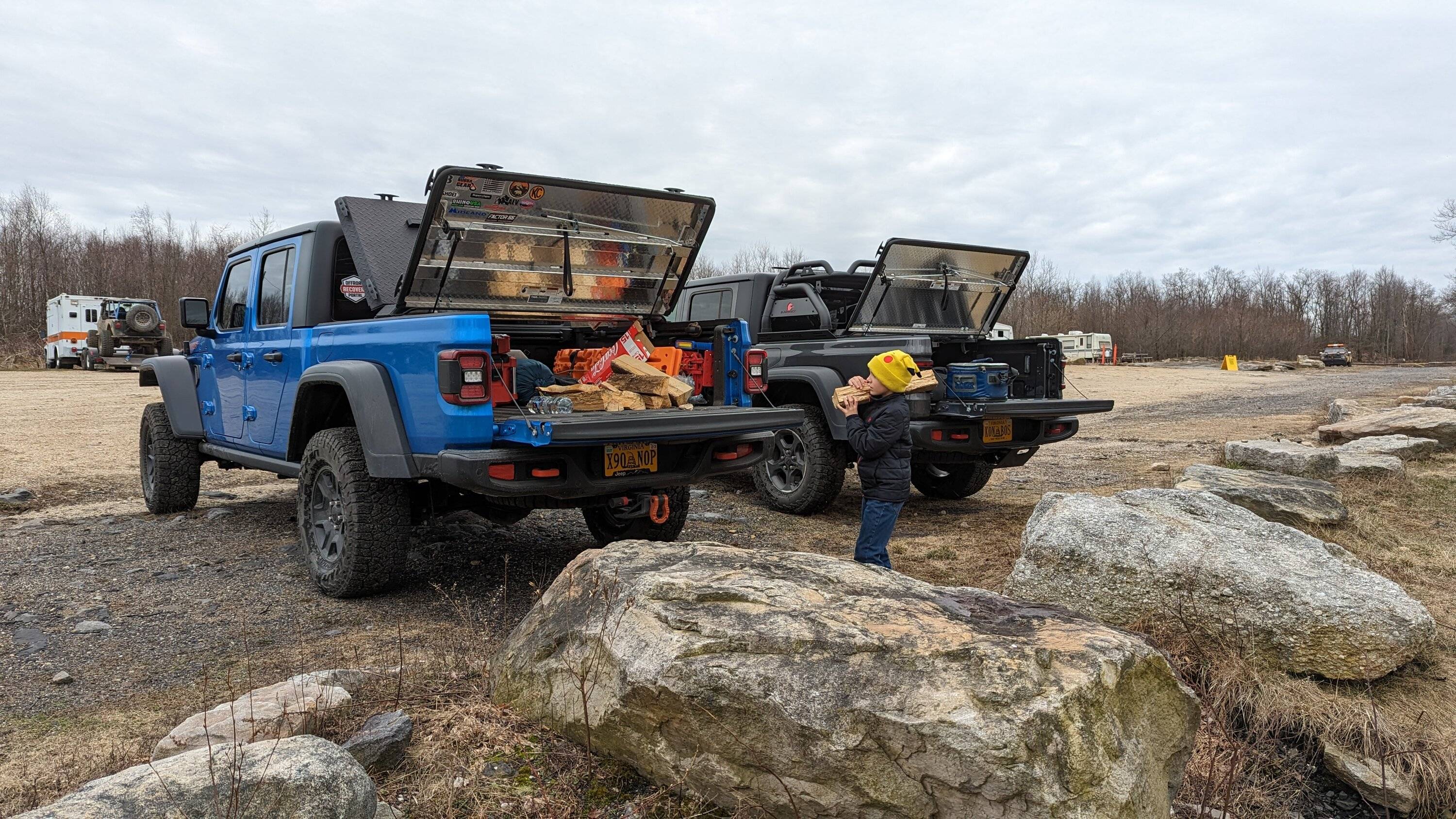 Jeep Gladiator Rausch Creek in February 2023 PXL_20230324_210852175