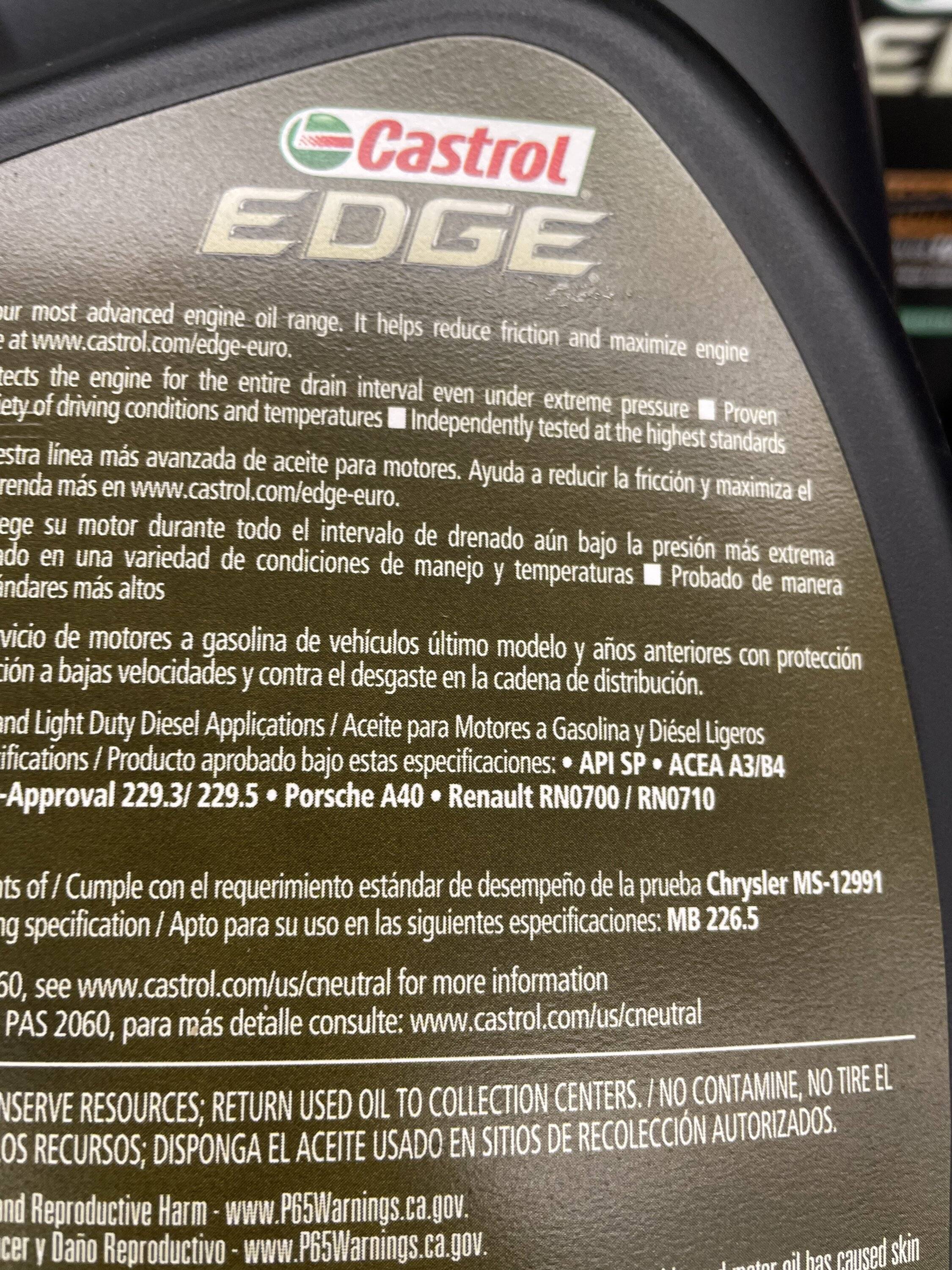 Jeep Gladiator Official EcoDiesel Oil and Filter Recommendations 120B2401-B23F-4DB5-BF26-3115FF098D63