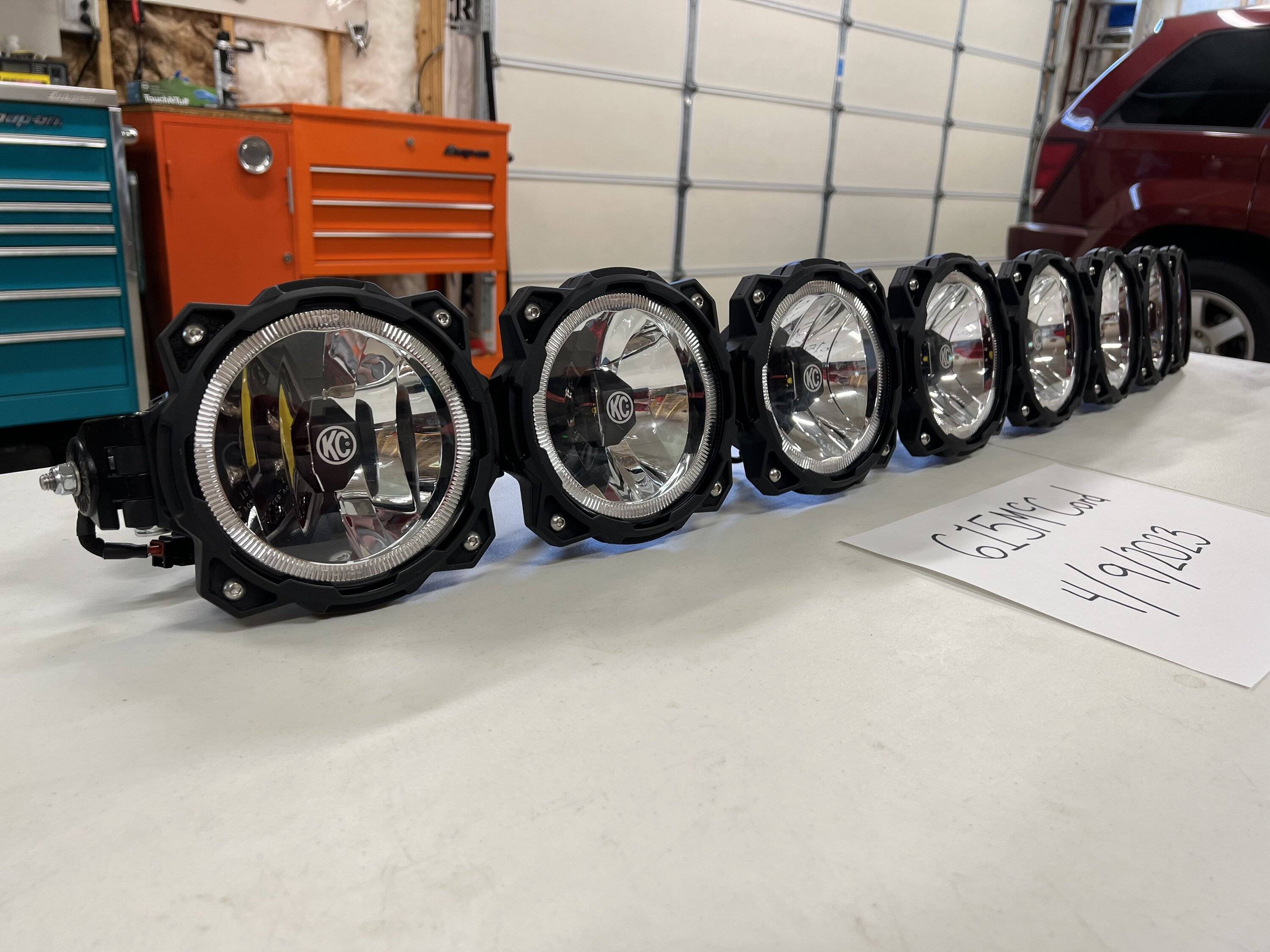 Jeep Gladiator KC 50” PROG Gravity LED 8 Lights light bar system. CF2498B9-011E-409E-A3FD-350987913D02