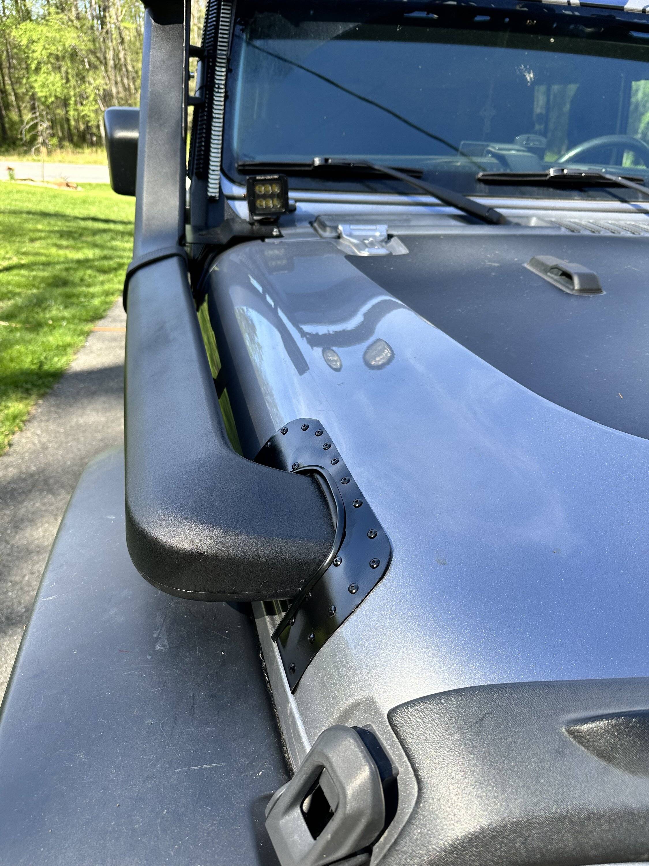 Jeep Gladiator Dang I cut too much installing my snorkel!! 3DF17E6C-AAD3-4C56-B484-E1955B02990F