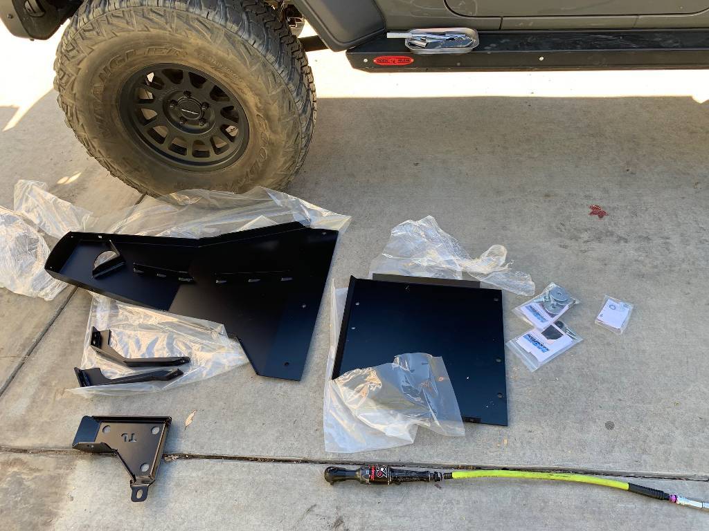 Jeep Gladiator Rock Hard Skids with no lift xngI88