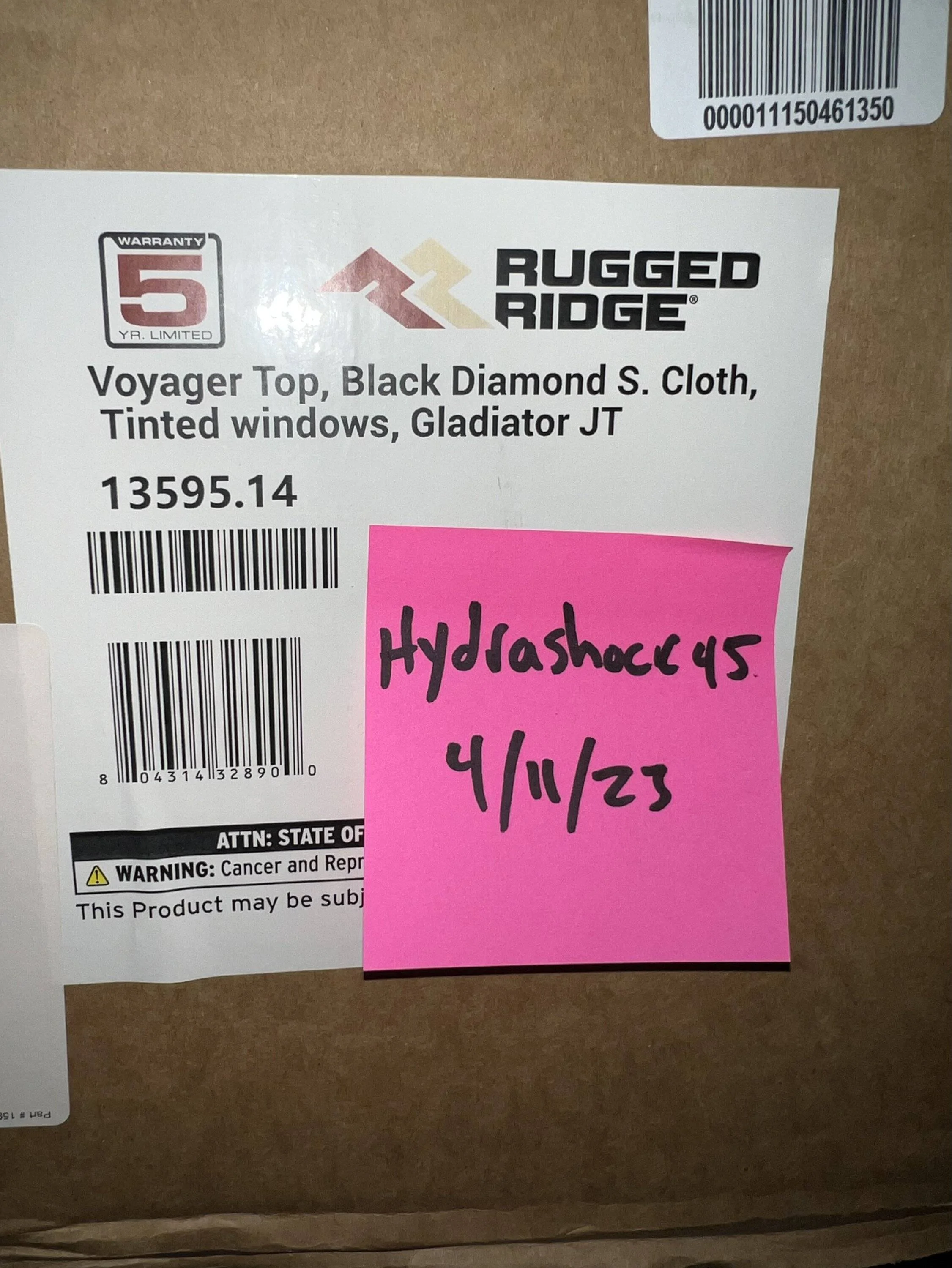 Jeep Gladiator New Rugged Ridge Voyager soft top IMG_4526