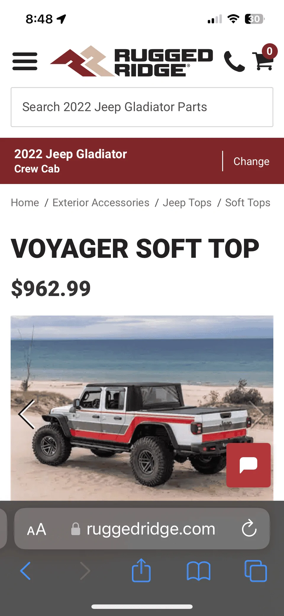 Jeep Gladiator New Rugged Ridge Voyager soft top IMG_4504