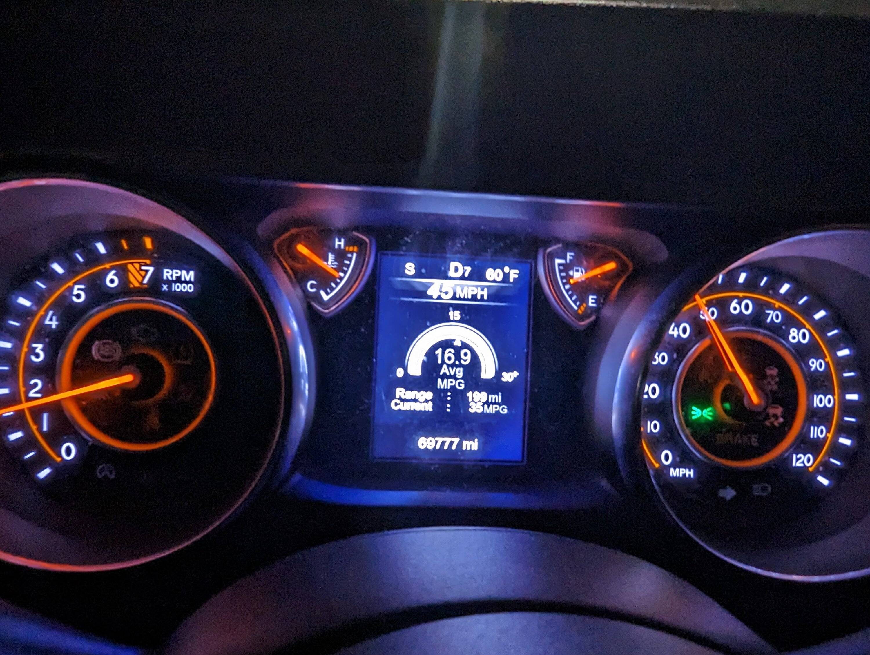 Jeep Gladiator Mpg's way off? PXL_20230413_022720640.MP
