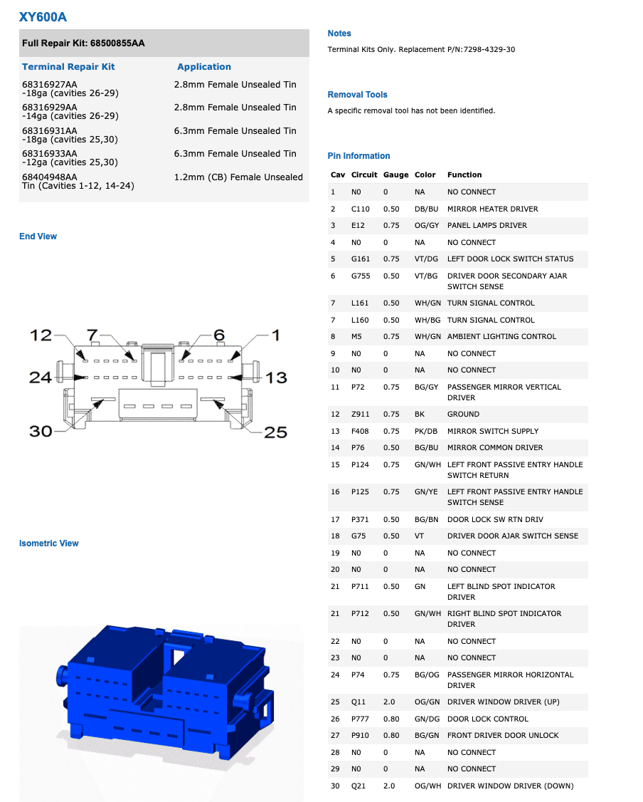 Jeep Gladiator Adding Power Locks to a Sport - Success ! Screenshot 2023-04-13 at 7.29.16 AM