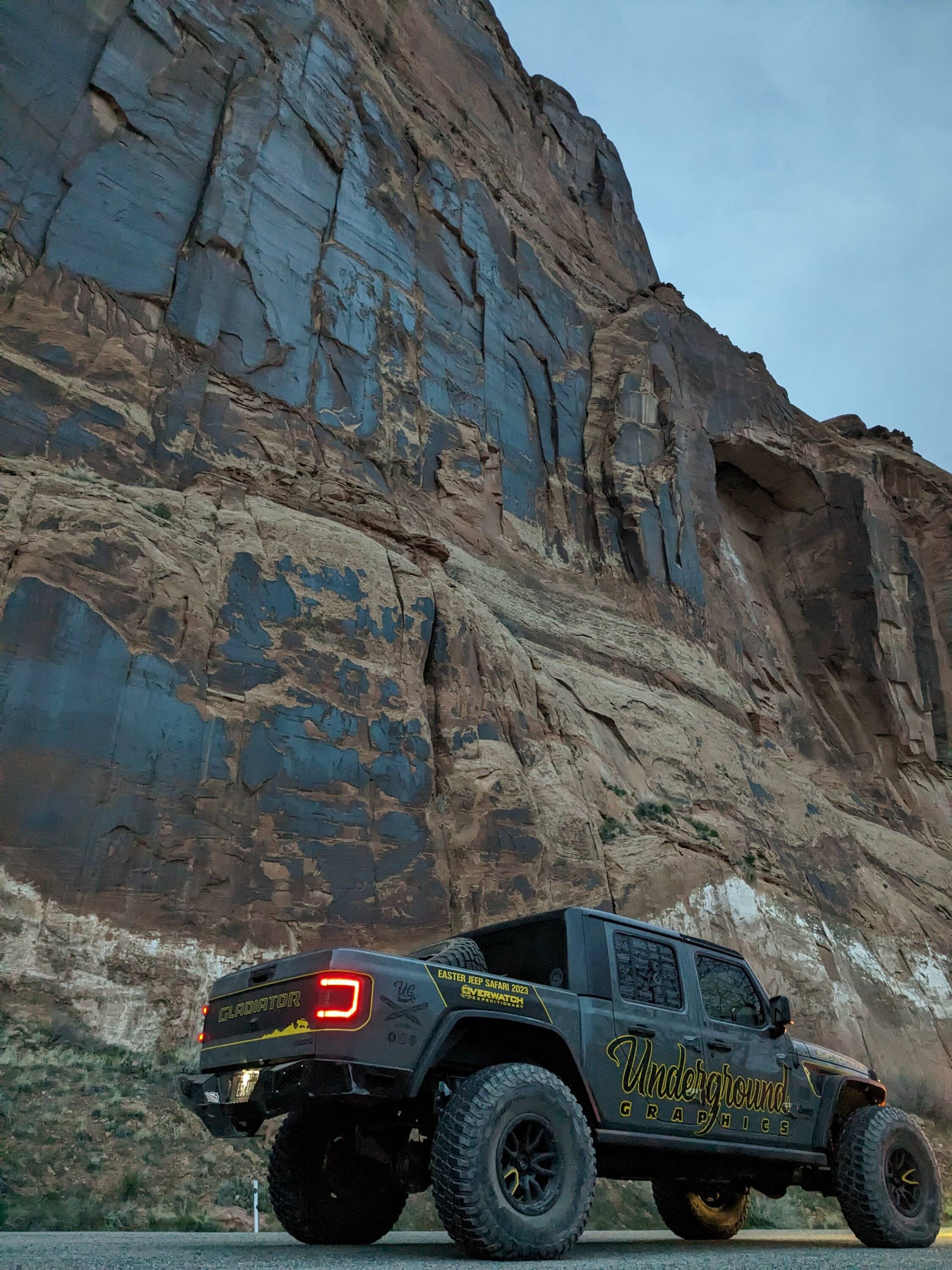 Jeep Gladiator ORACLE Lighting's First Trip to The Holiest of Weeks for Jeep Owners: Easter Jeep Safari Gladiator PS WALL vertical 2