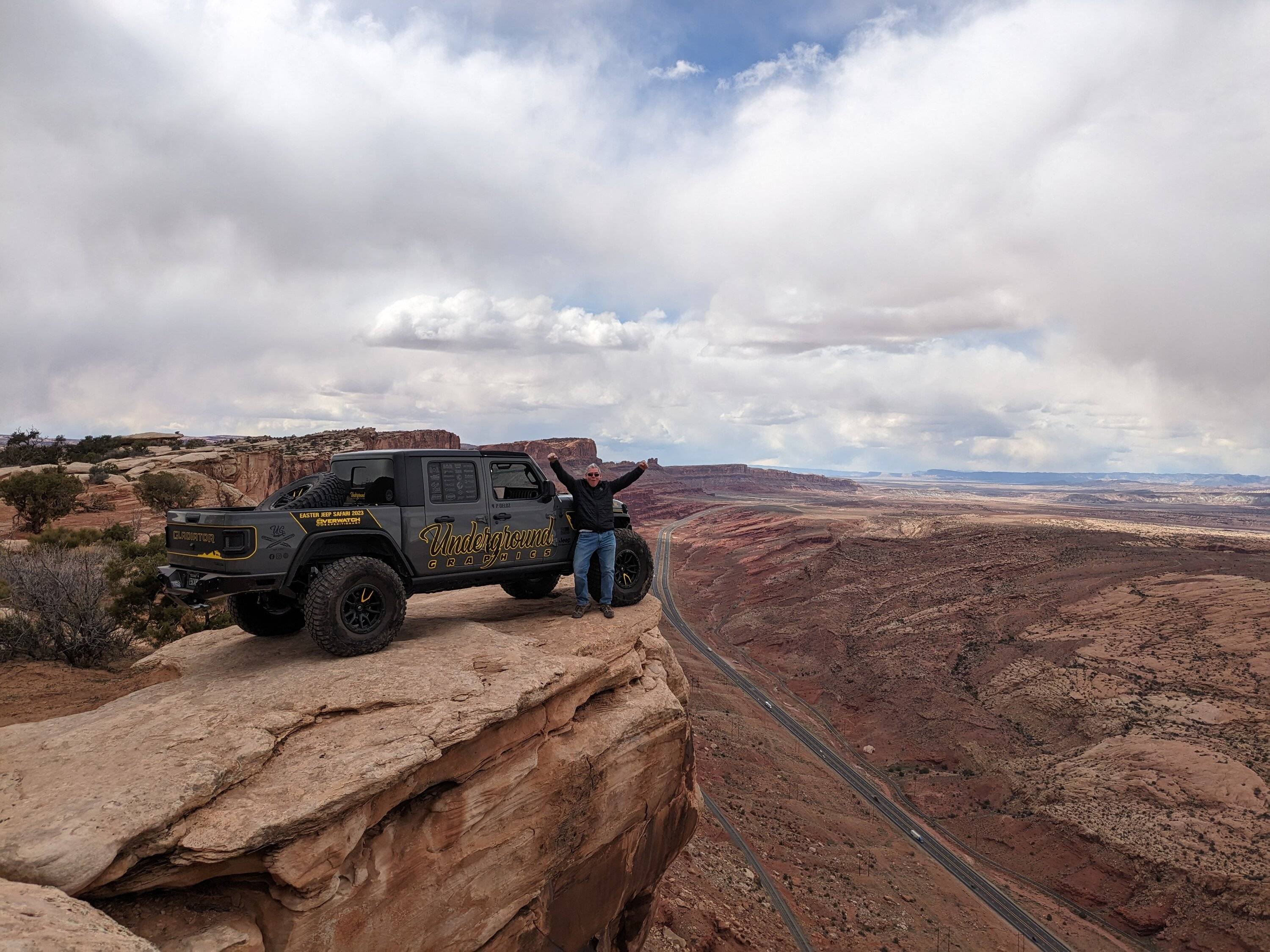 Jeep Gladiator Underground Graphics goes to Moab/EJS 2023 PXL_20230405_220440091