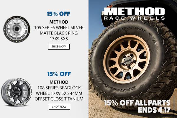 Jeep Gladiator 10% OFF Warn and other hot deals - Northridge4x4 method_lastchance01