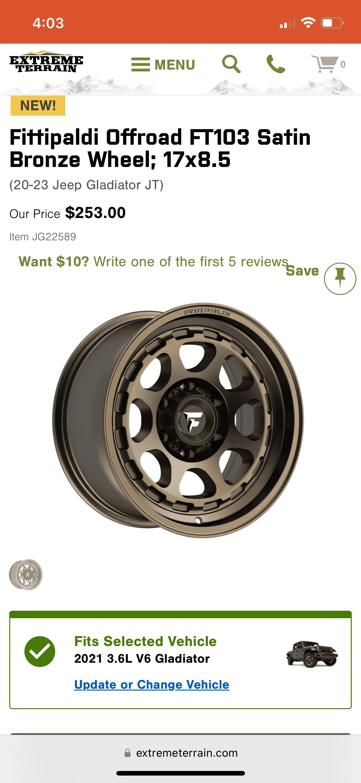 Jeep Gladiator Help finding specific wheels 7871224D-DF1F-40C2-9EBB-9D5F0F89C524