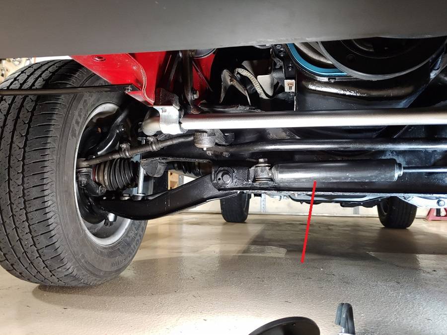 Jeep Gladiator Death wobble on low mileage/stock gladiator?? steering-stabilizer-2