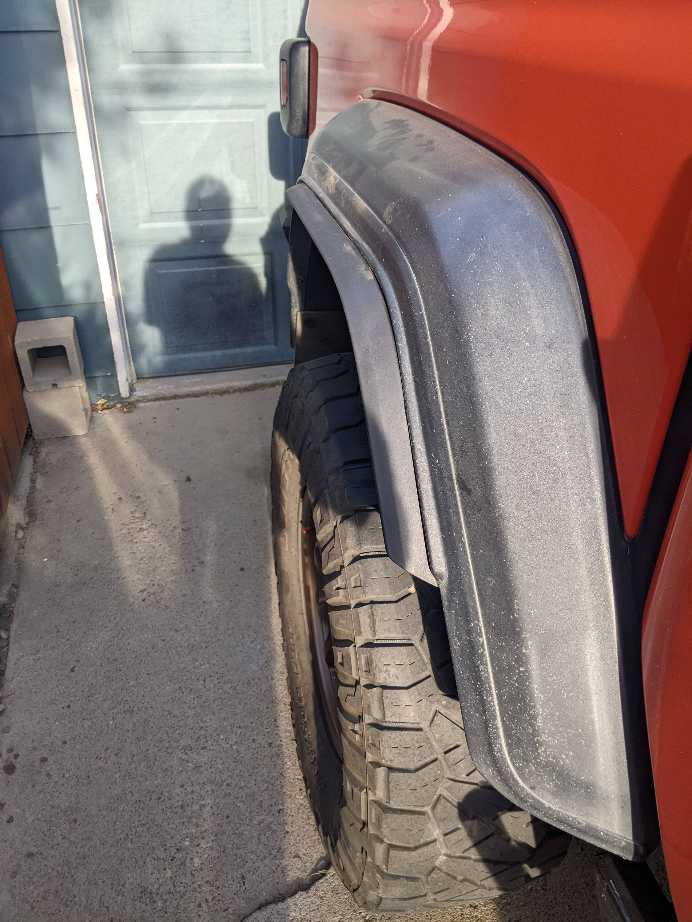 Jeep Gladiator Recon Extreme fender flare spats / extensions for Max Tow PXL_20220803_010156029