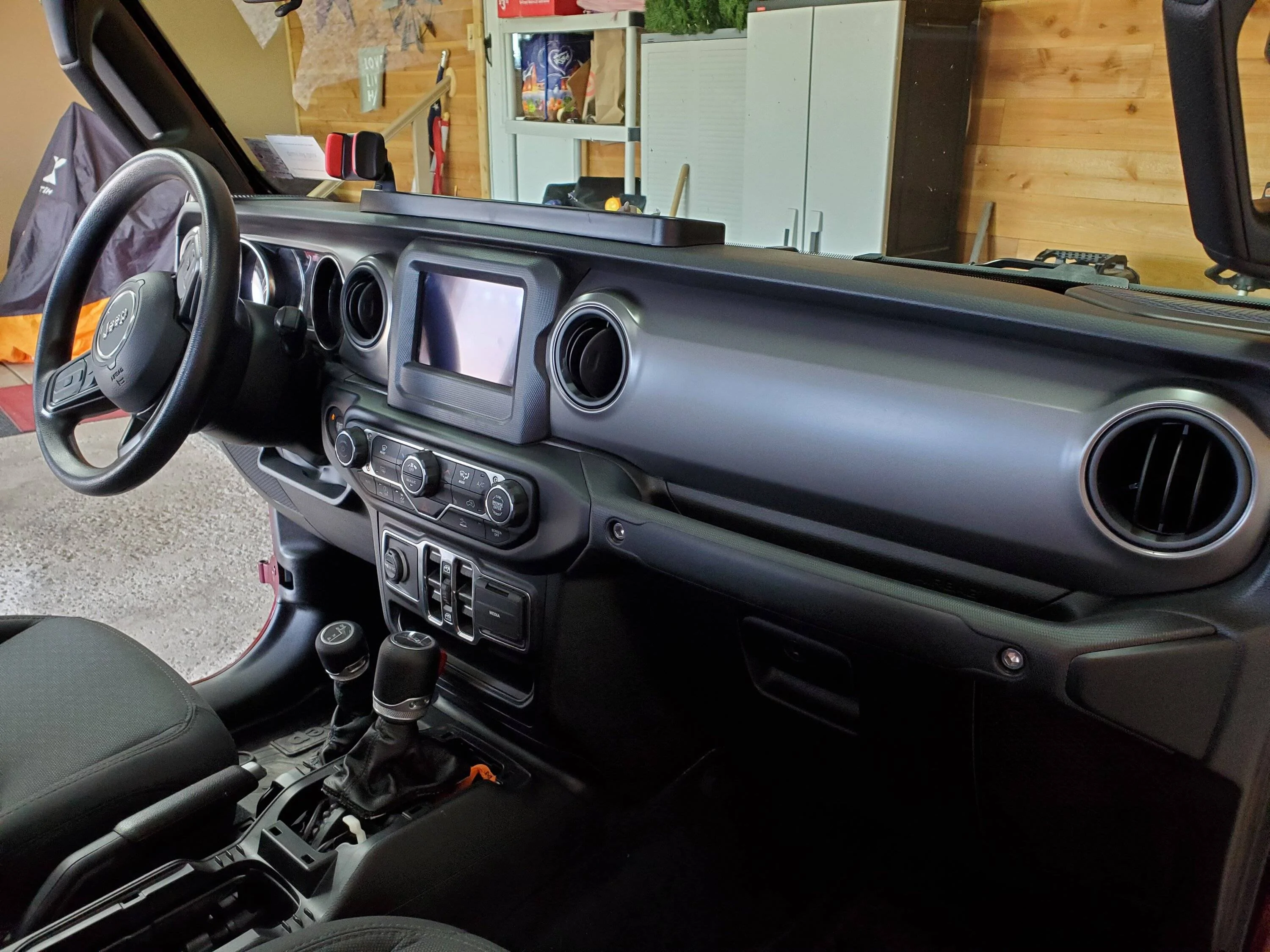 Jeep Gladiator Finally Got to the Interior Paint Job on My Gladiator Willys 20230414_172156
