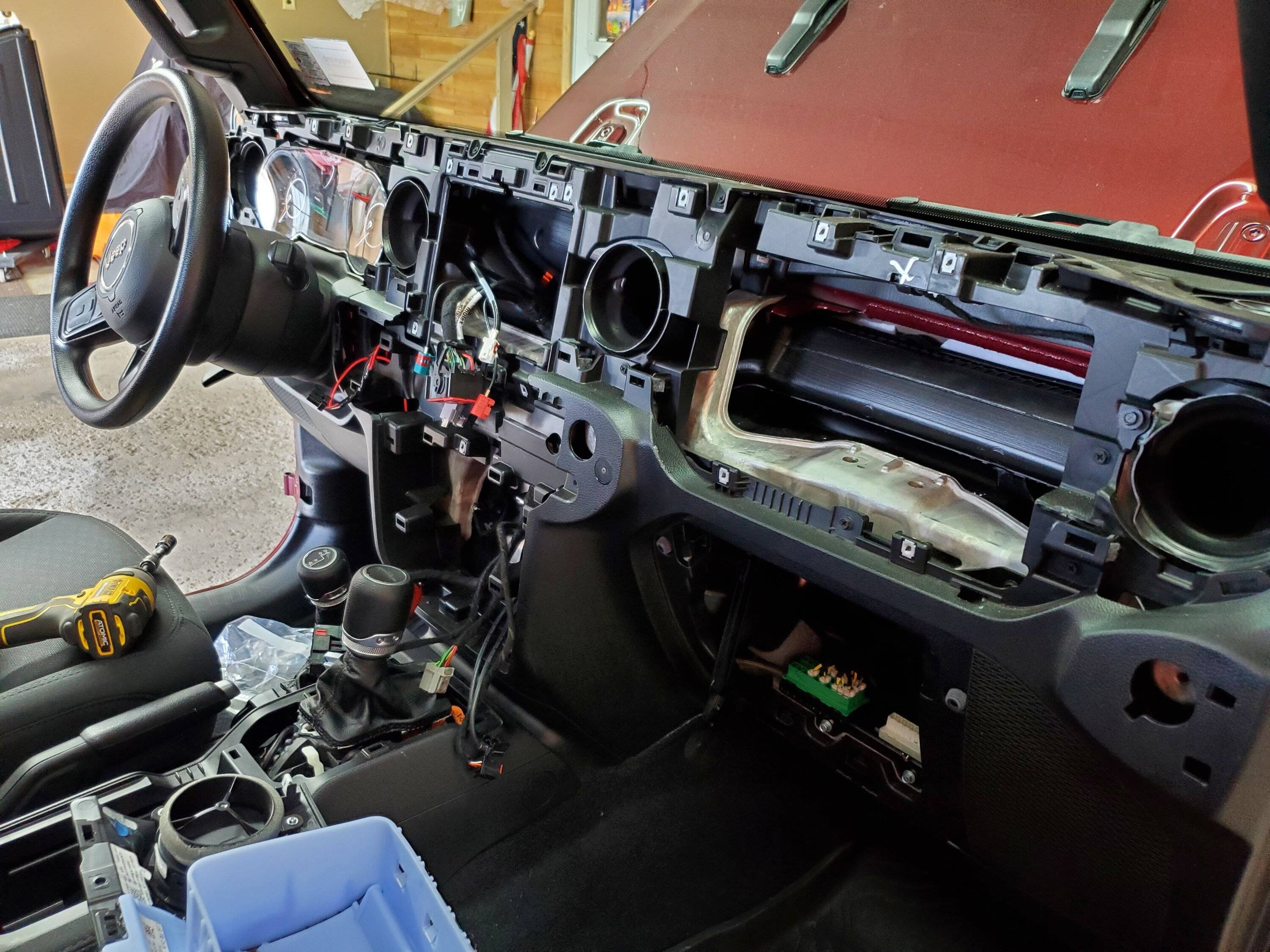Jeep Gladiator Finally Got to the Interior Paint Job on My Gladiator Willys 20230414_181459
