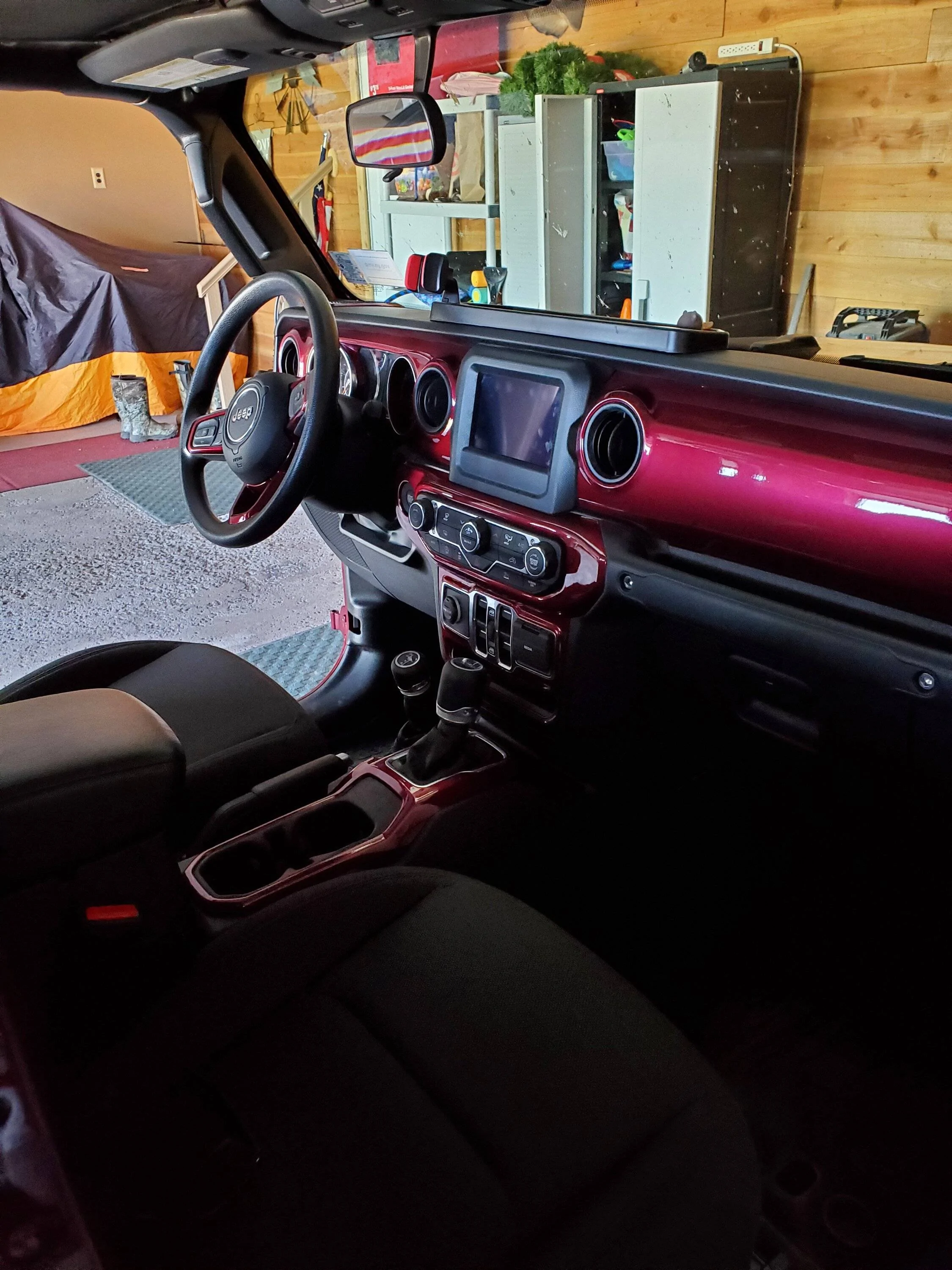 Jeep Gladiator Finally Got to the Interior Paint Job on My Gladiator Willys 20230416_122816