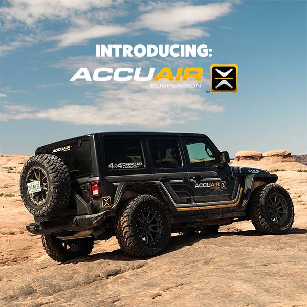 Jeep Gladiator AccuAir Suspension now at Northridge4x4! accuair_header