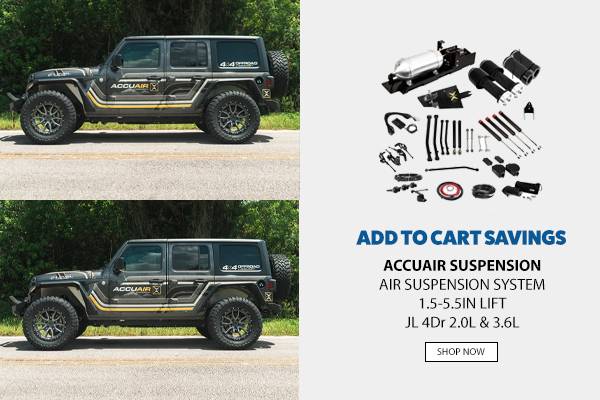 Jeep Gladiator AccuAir Suspension now at Northridge4x4! accuair_JL