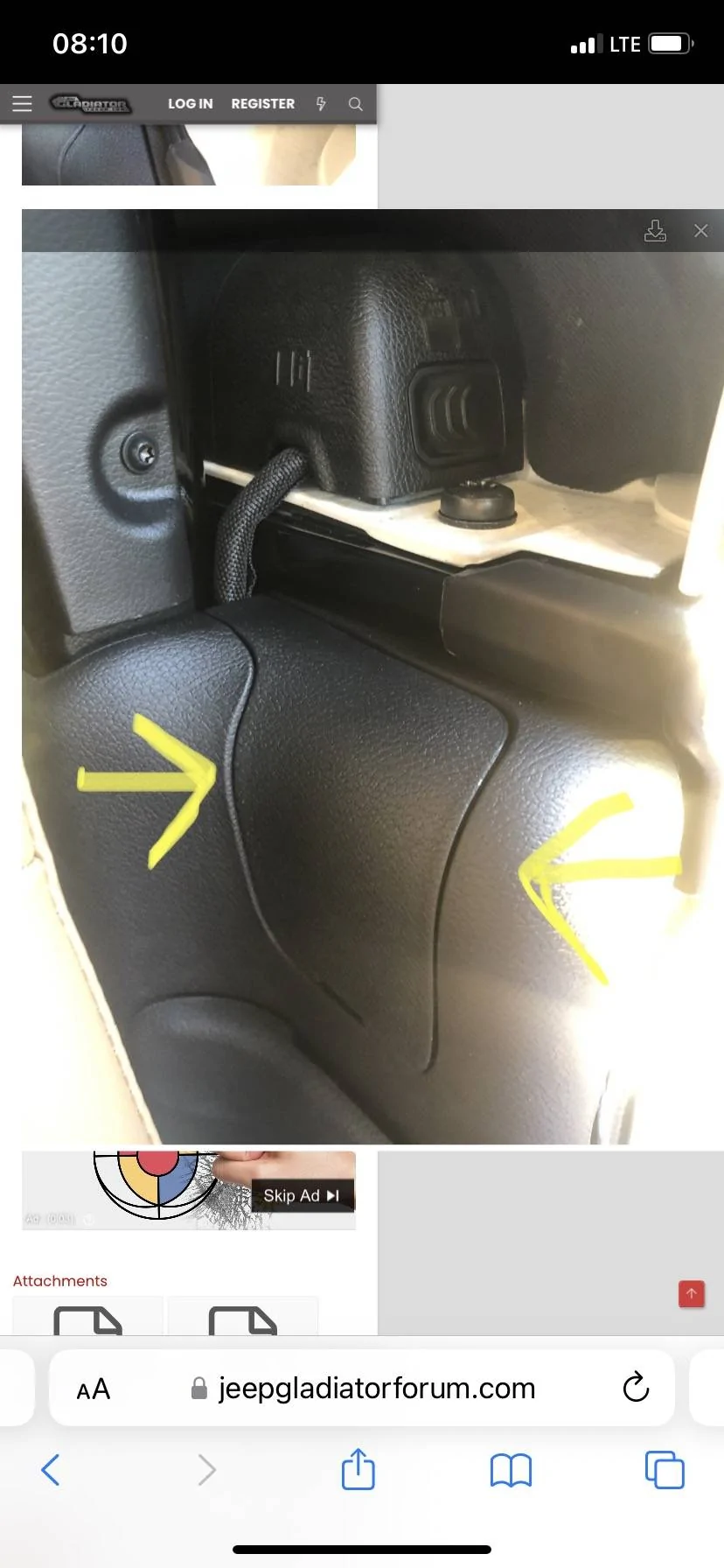 Jeep Gladiator Mojave rear close out vanished 92C16A33-FC07-4801-BC47-600B953FFFBC