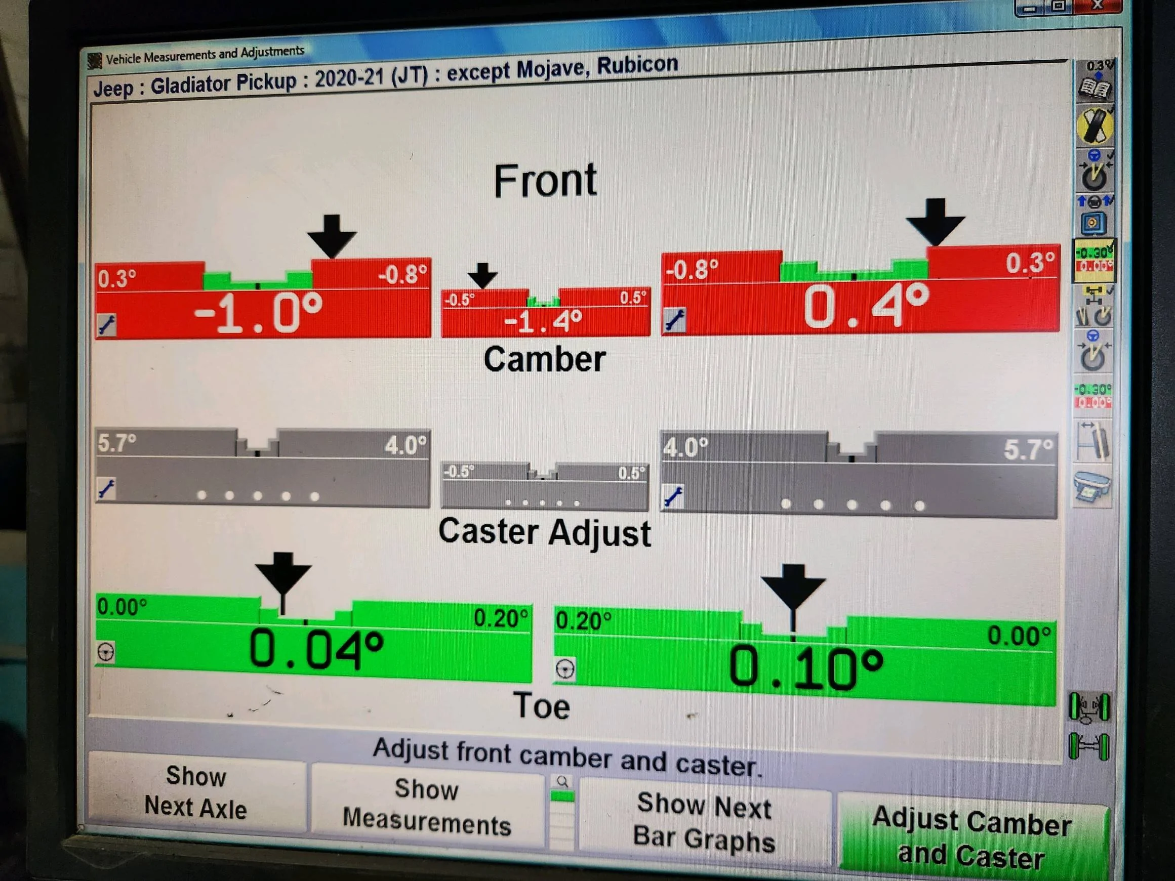 Jeep Gladiator Camber adjustment after small lift? 20230418_131650