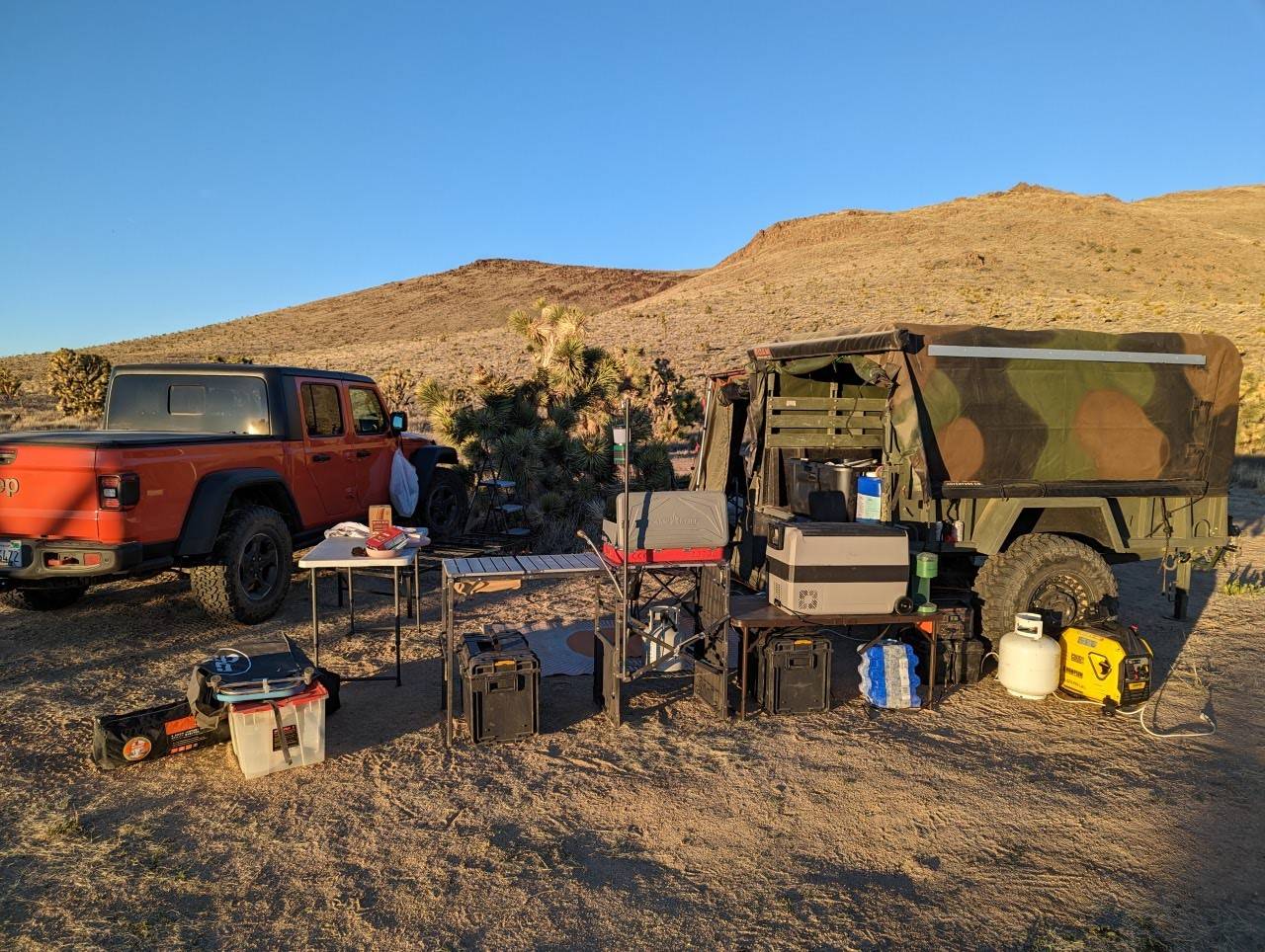 Jeep Gladiator Trip Across Mojave Road - East to West in our Gladiator PXL_20230407_013824680