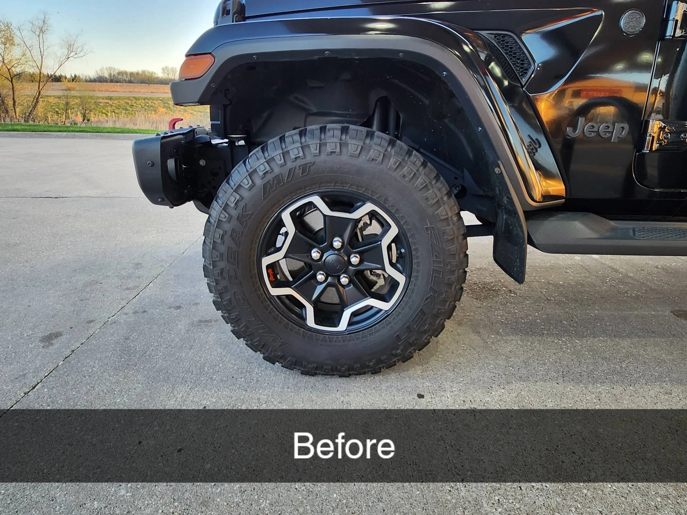 Jeep Gladiator Clayton Leveling Kit Results on Rubicon Diesel Snapchat-791973794