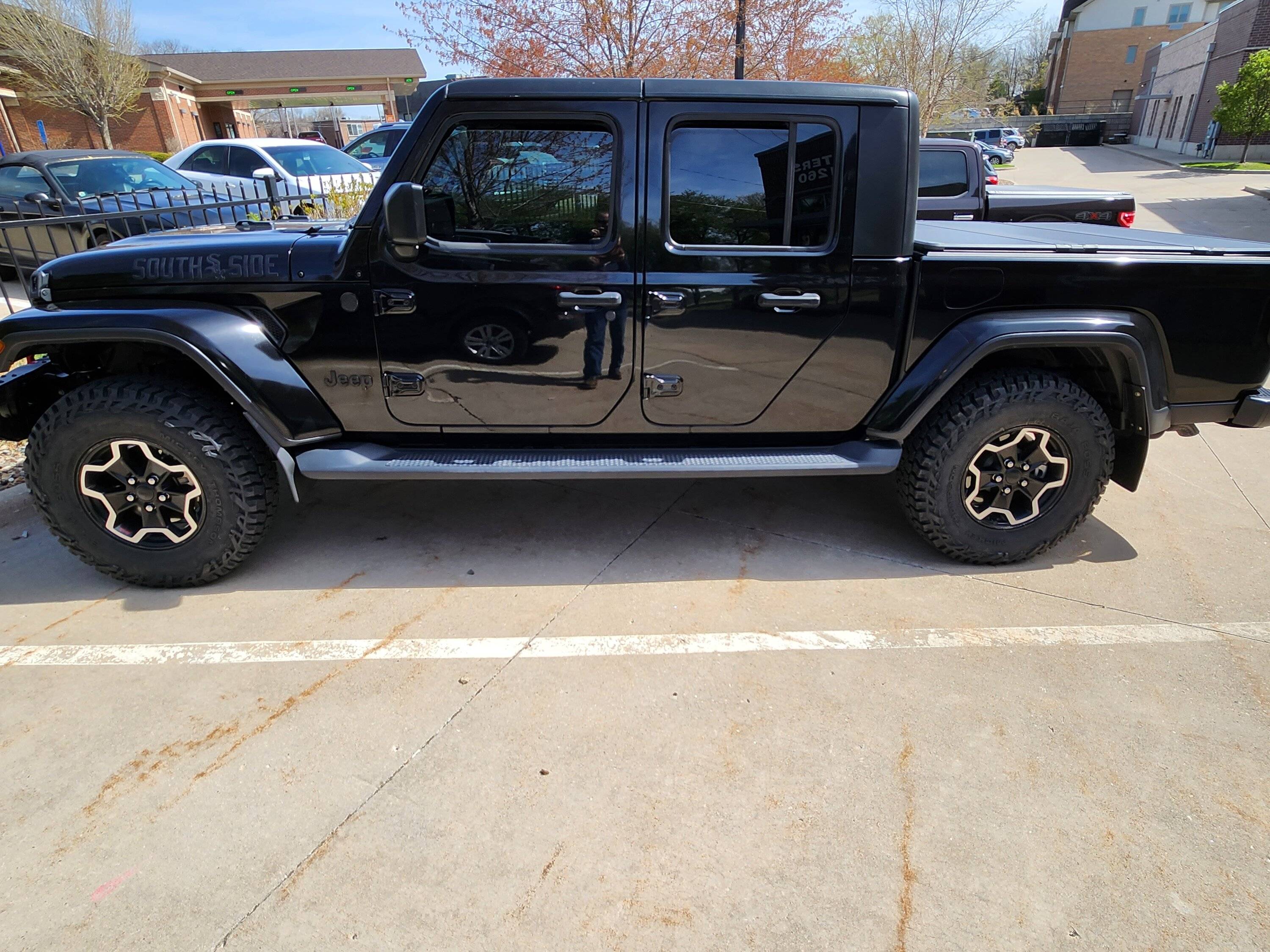 Jeep Gladiator Clayton Leveling Kit Results on Rubicon Diesel 20230418_151817