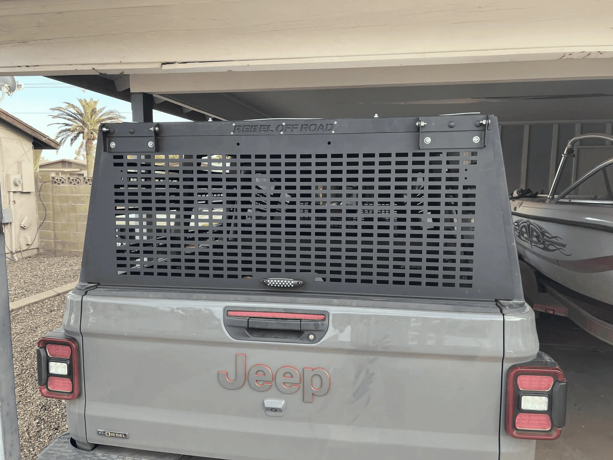 Jeep Gladiator Rebel Off Road XPLOR Rack Install + Dog Box Project 1681918698515