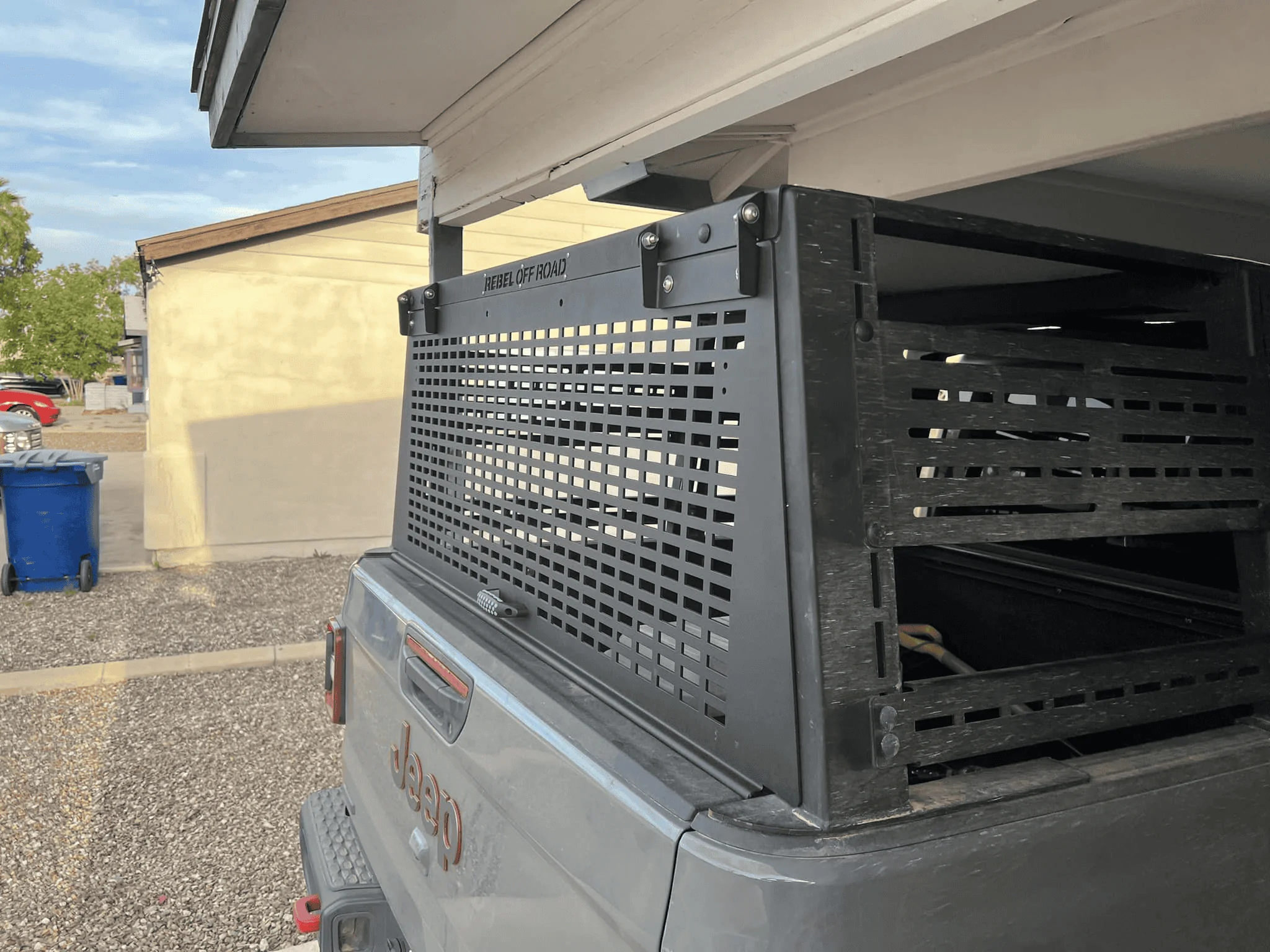 Jeep Gladiator Rebel Off Road XPLOR Rack Install + Dog Box Project 1681918715614