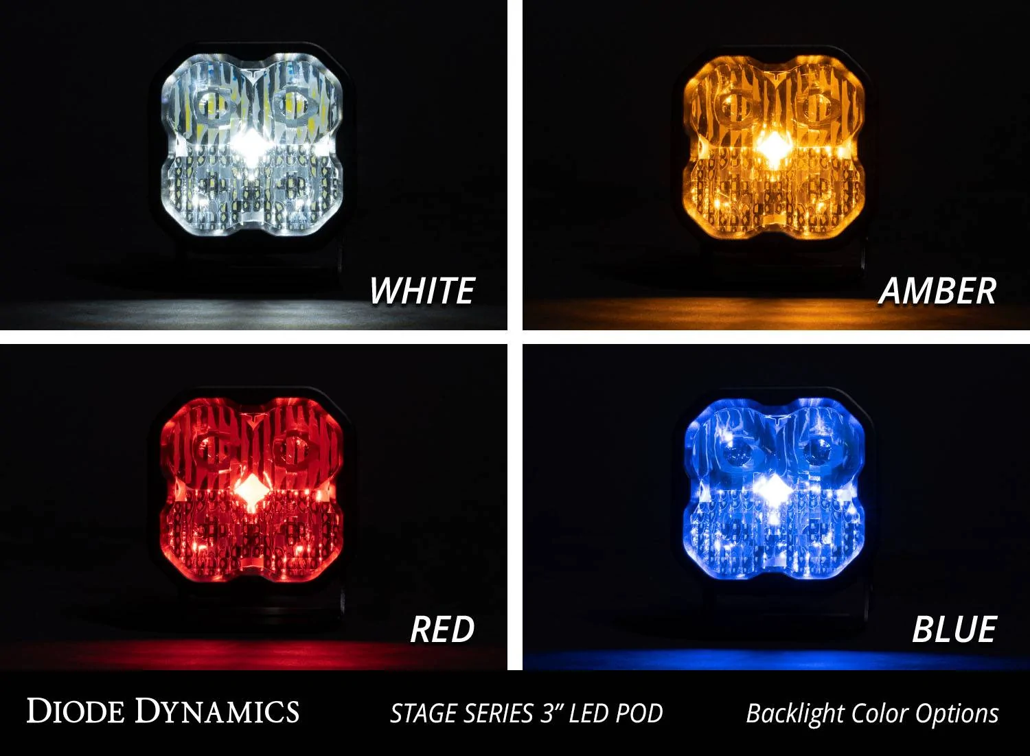 Jeep Gladiator SS3 3" LED Pods | Diode Dynamics Ex85tGG