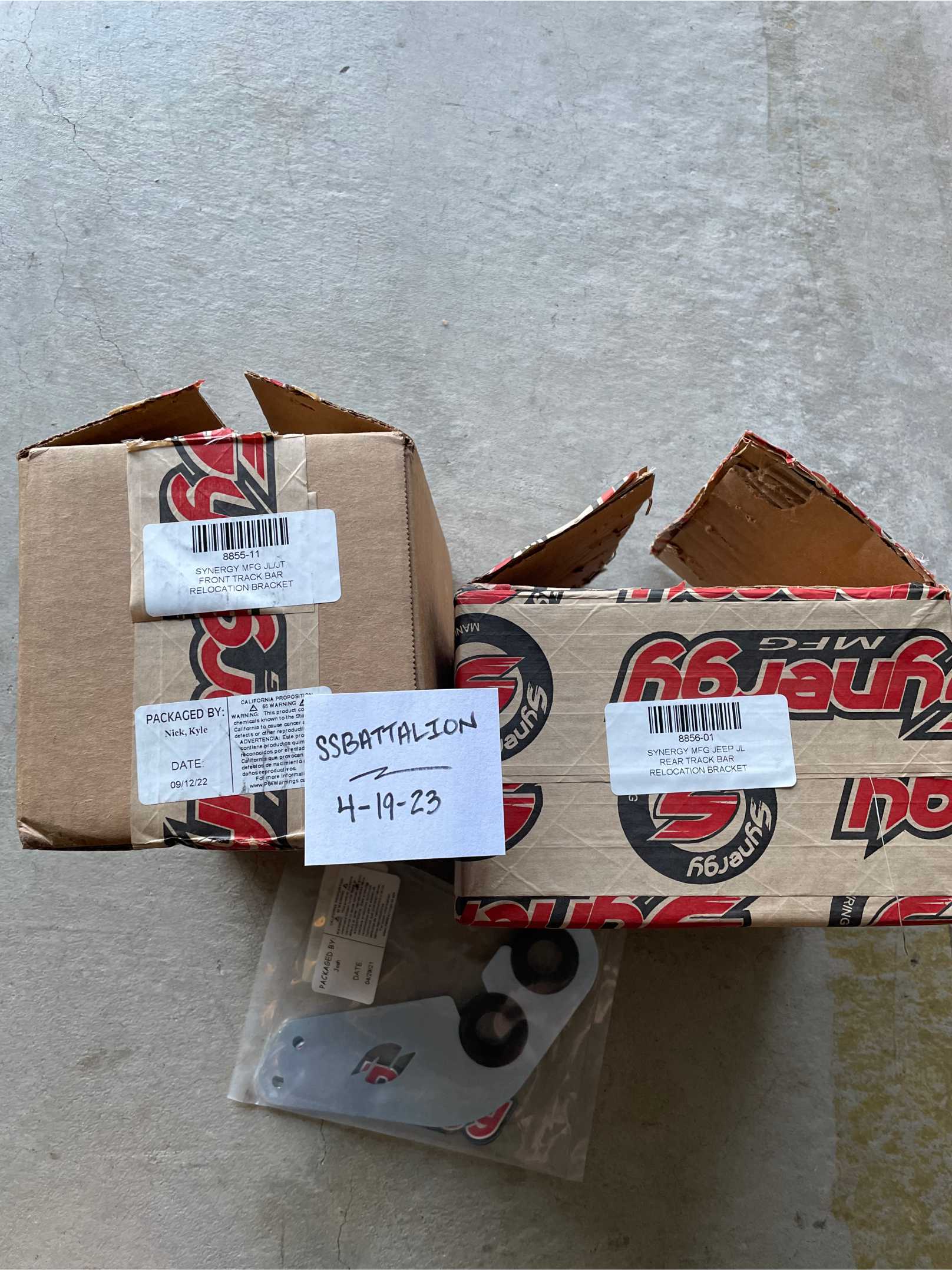Jeep Gladiator Synergy MFG - New Steering/Lift Components - NIB syn1