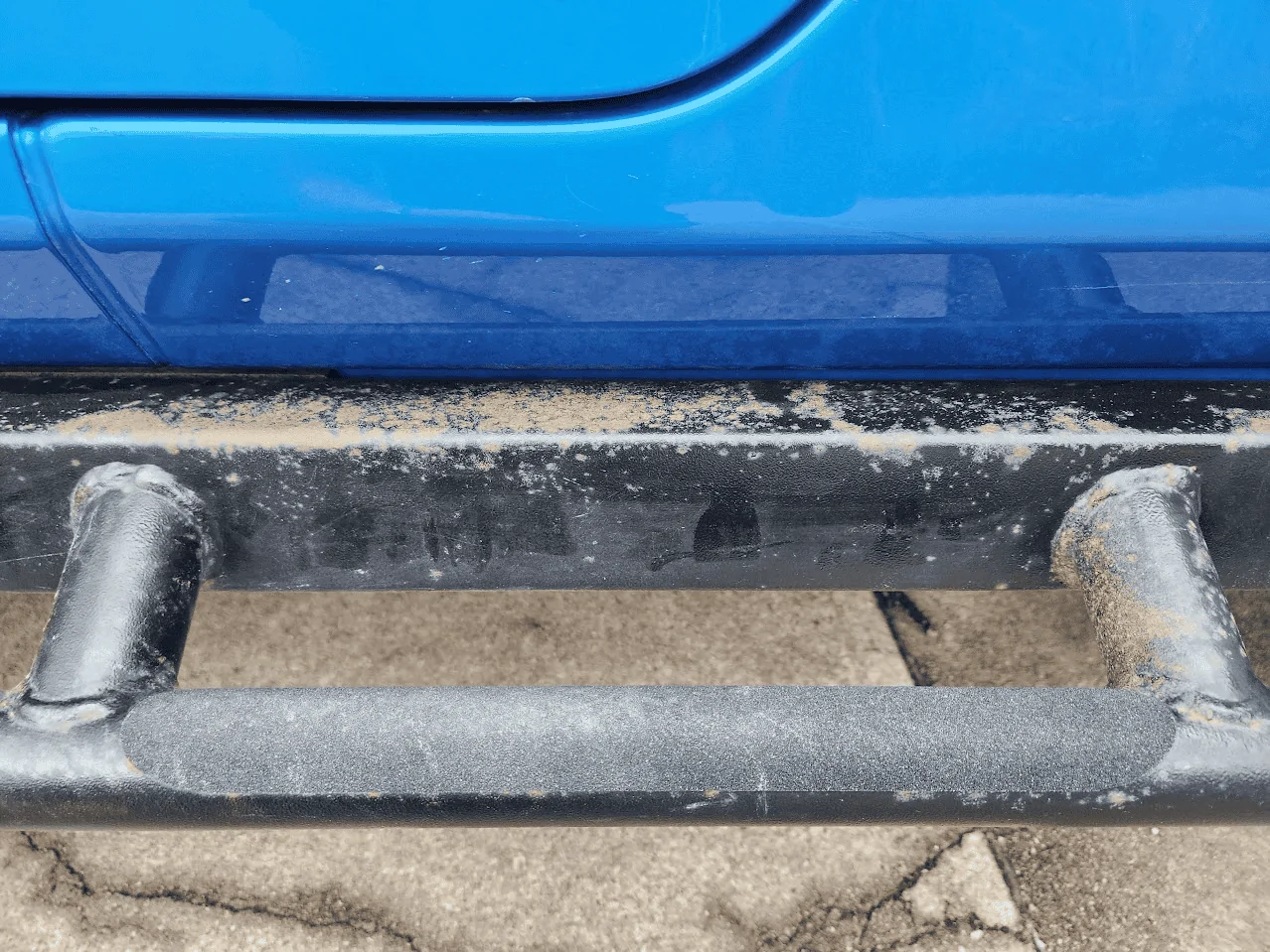 Jeep Gladiator Rock Hard Patriot Sliders finish not holding up 1682000654669