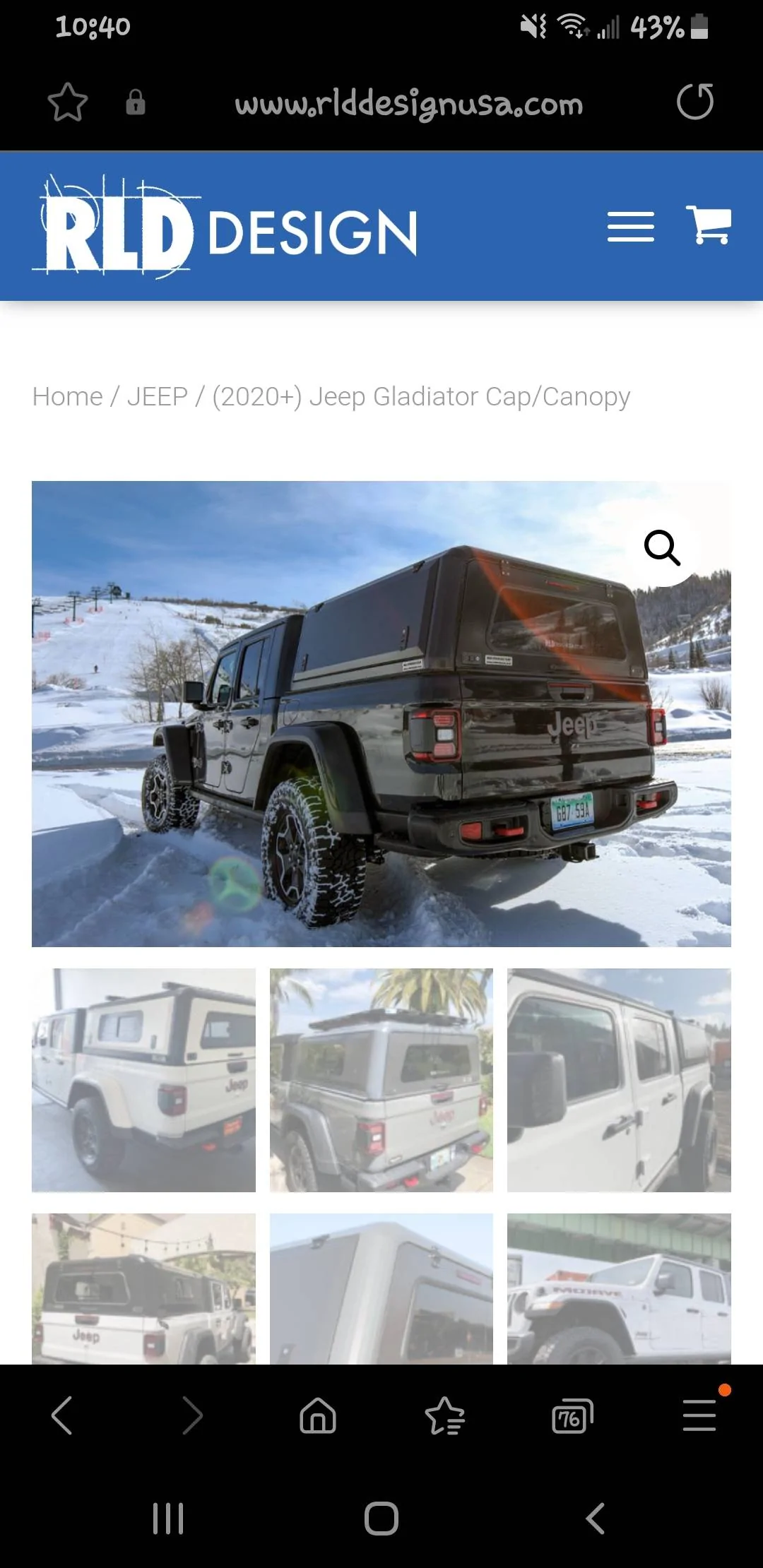 Jeep Gladiator Need help finding this Bed Cap Screenshot_20230420-224029_Samsung Internet