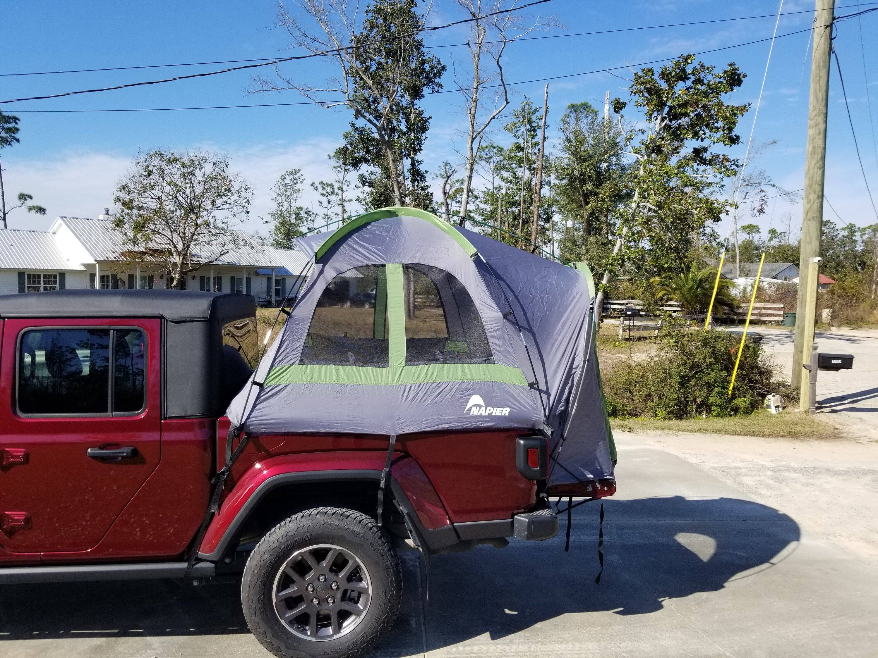 Jeep Gladiator Does anyone use this setup, " Rightline Gear 4x4 Gladiator Truck Tent Truck Tent with Airbedz Mattress" 20220115_110004