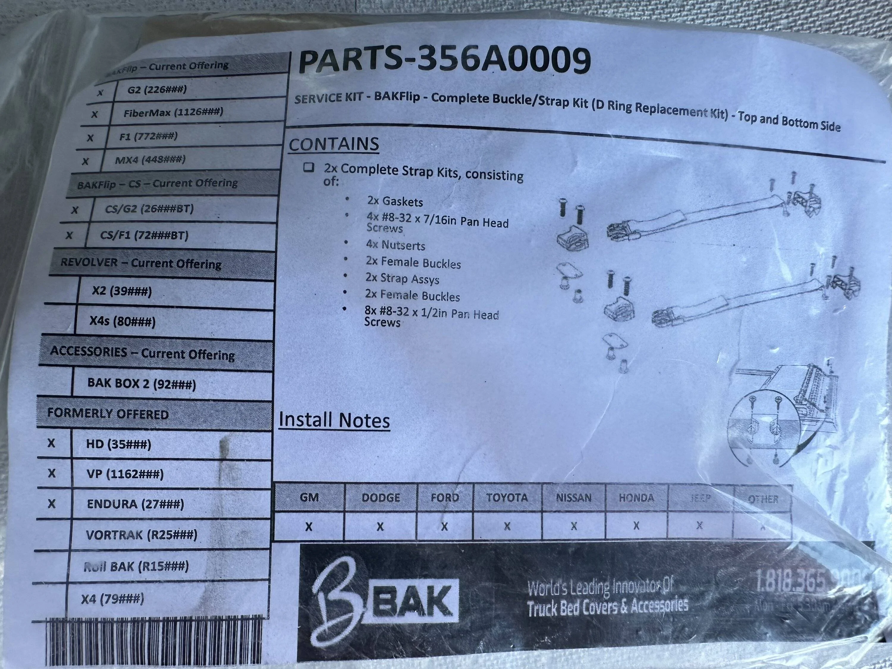 Jeep Gladiator Jeep Tonneau cover spare parts, straps and Clips IMG_1773