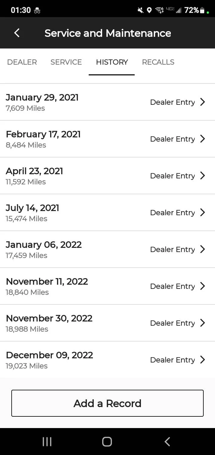 Jeep Gladiator Dealer didn’t put oil in after changing filter? Screenshot_20230423-013009_J