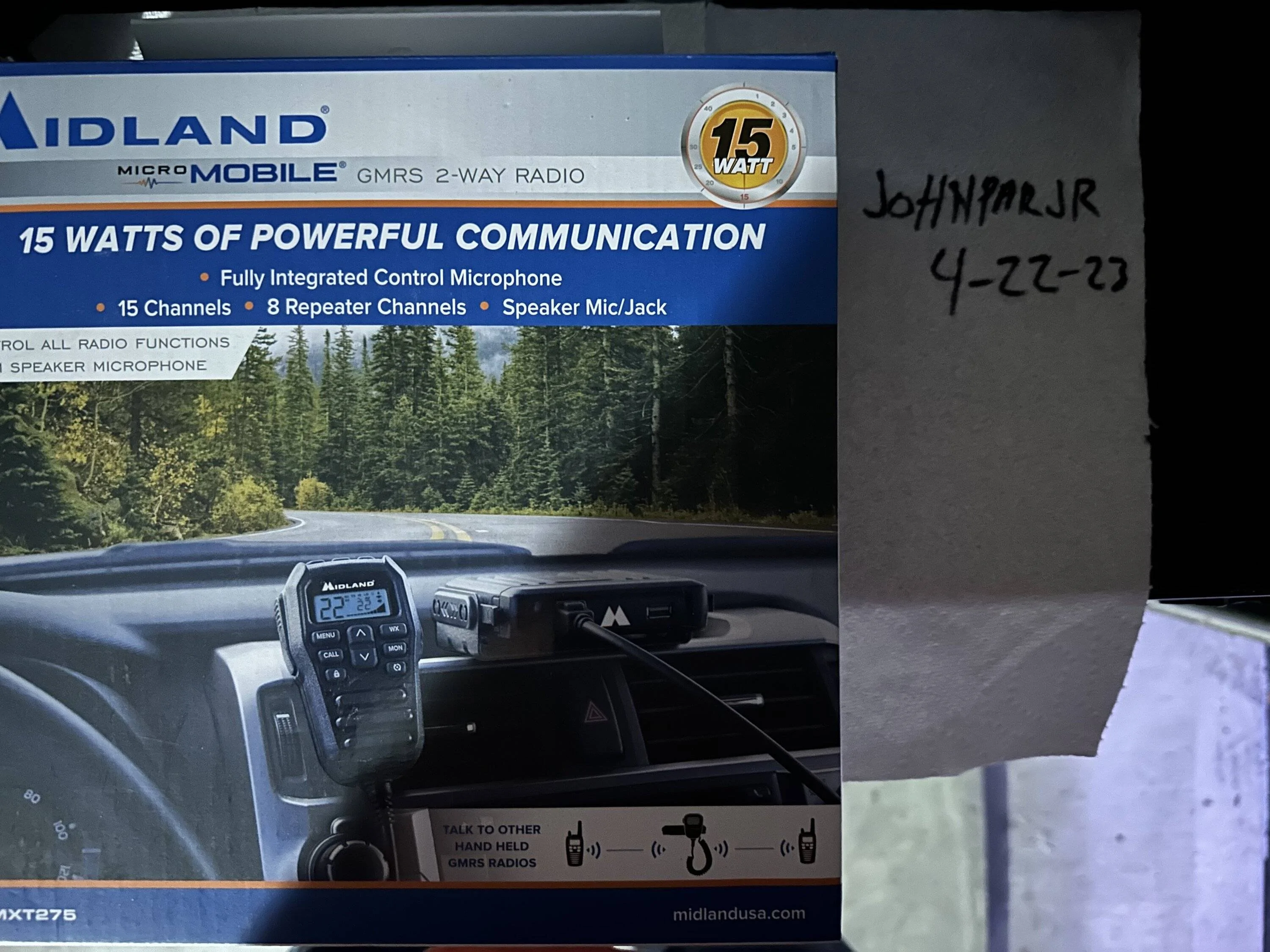 Jeep Gladiator MXT275 MICROMOBILE®TWO-WAY RADIO IMG_1800