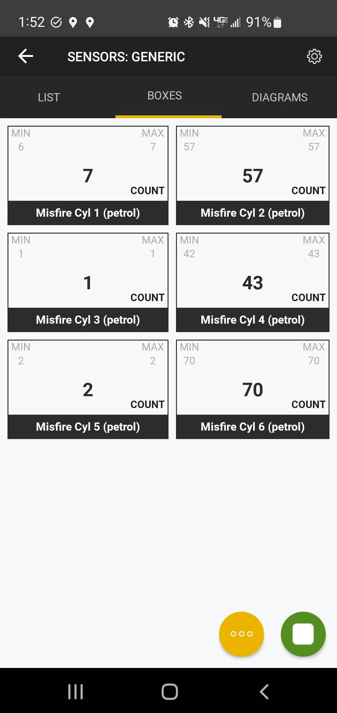 Jeep Gladiator Survey- For those with misfire issues Screenshot_20230423-135215_OBD JScan