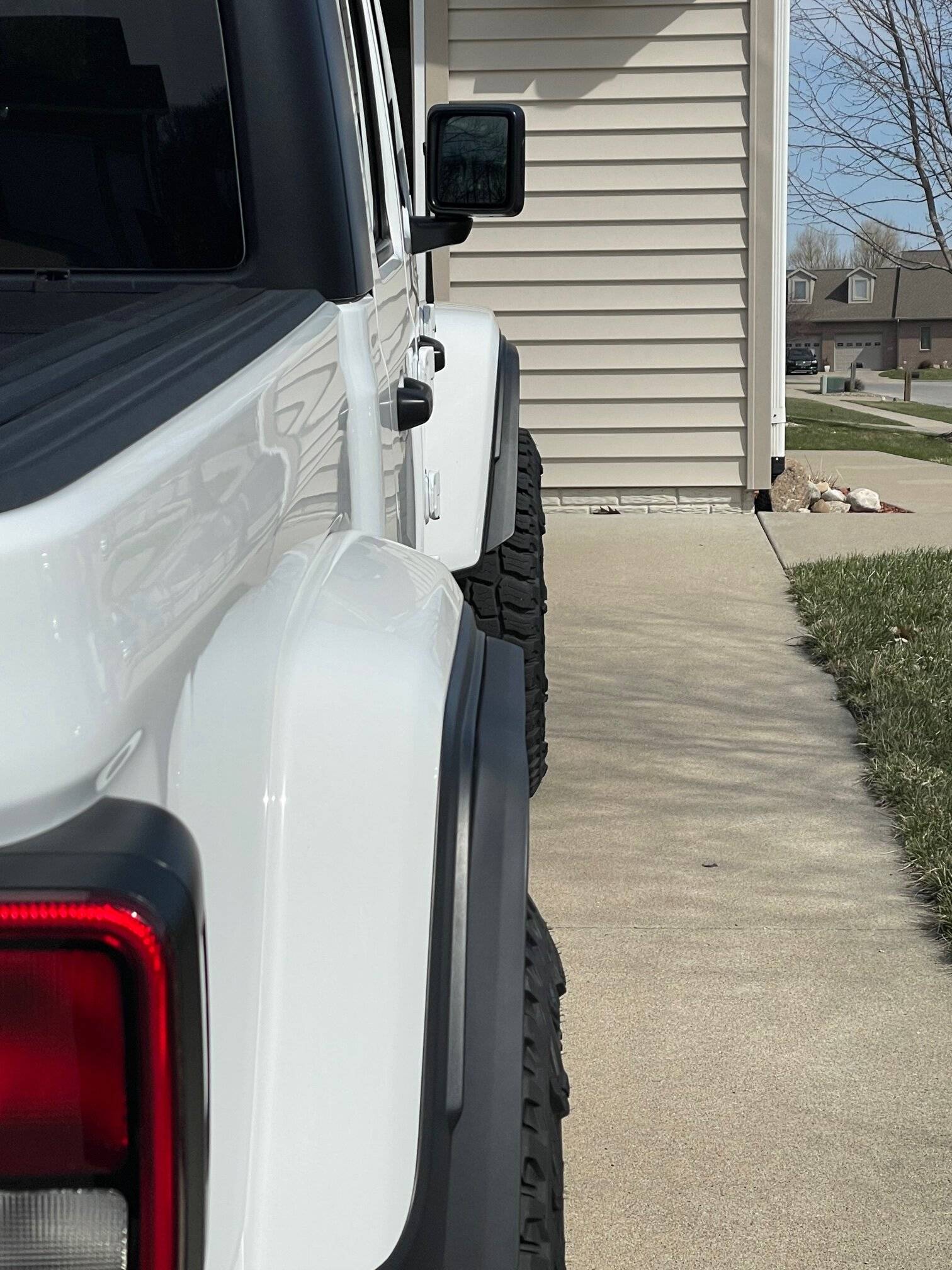 Jeep Gladiator Xtreme Recon Fender Extension Instsalled IMG_7818