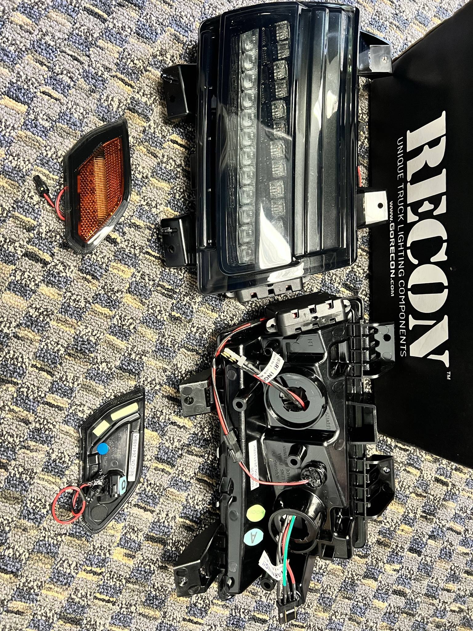 Jeep Gladiator RECON Fender Light OLED DRL Smoked $300.00 shipped IMG_8283.JPEG