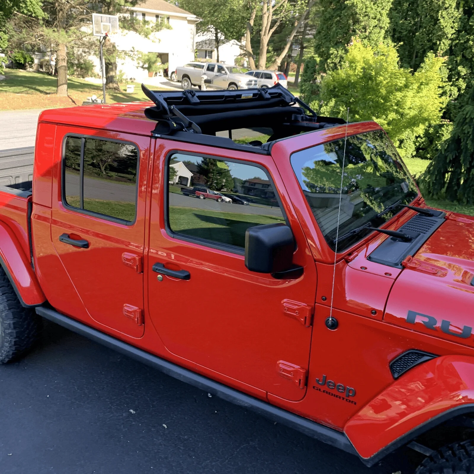 Jeep Gladiator Bestop Sunrider for Hard Top in Black Twill 1682369447031