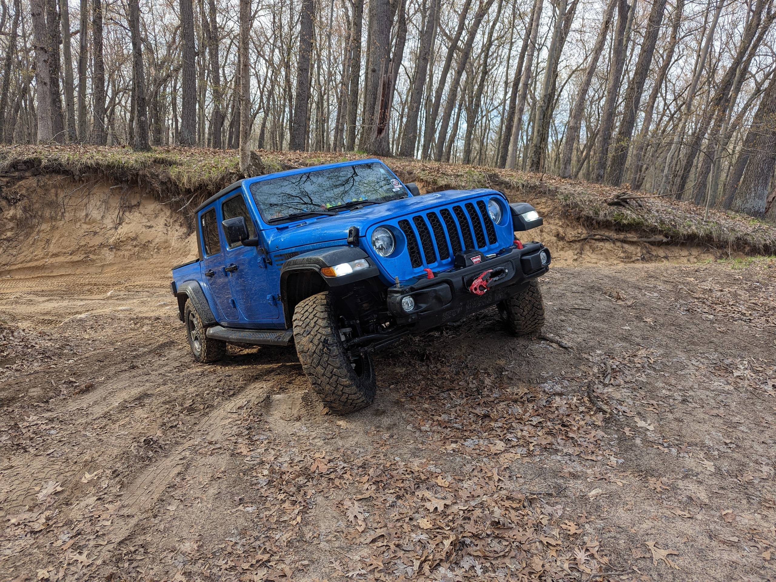 Jeep Gladiator Hello ya'll, I am requesting names for my 22 Hydro Blue Pearl Gladiator Rubicon.. PXL_20230421_230005170