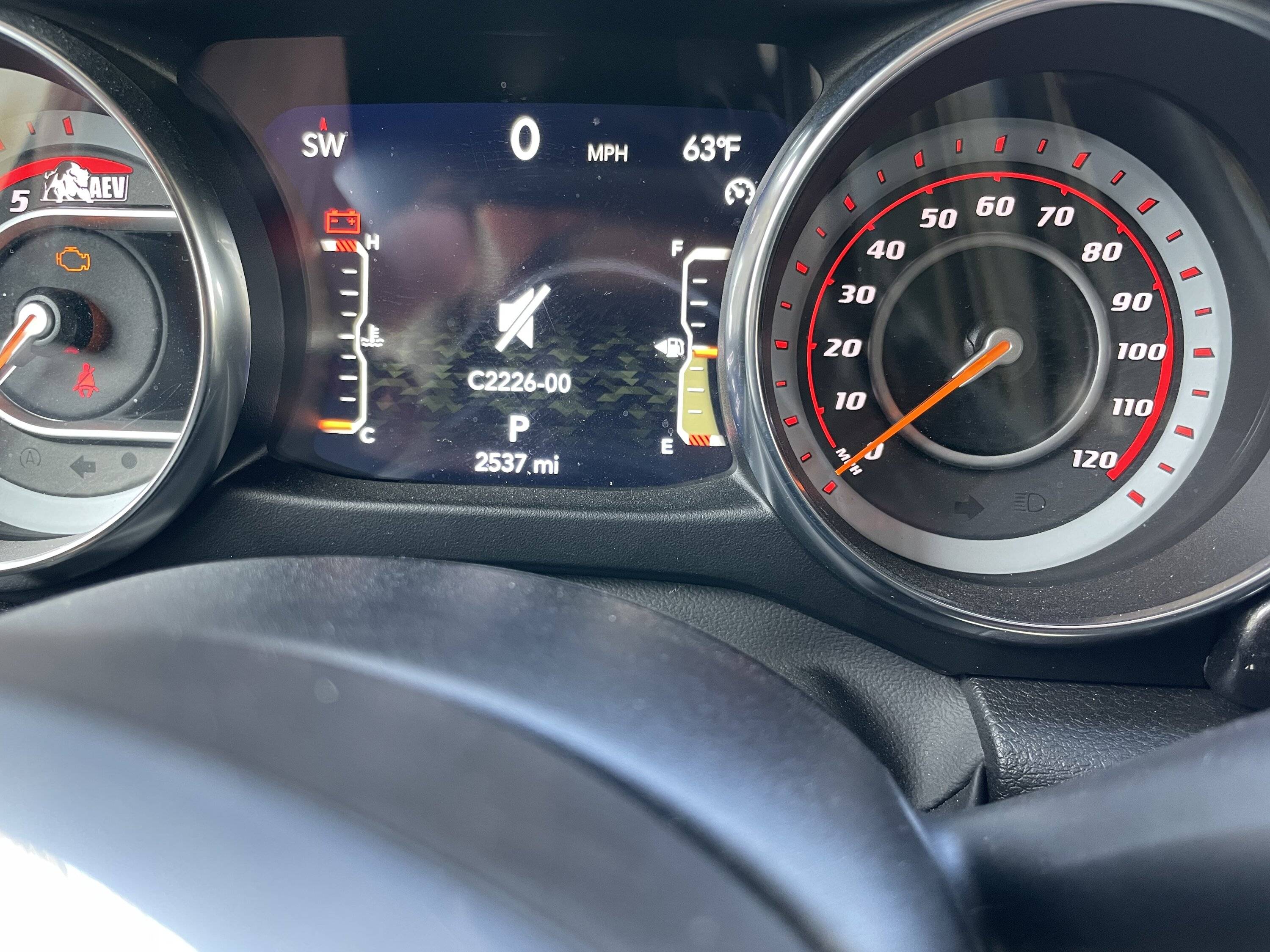 Jeep Gladiator TCS light limp mode and codes IMG_2687