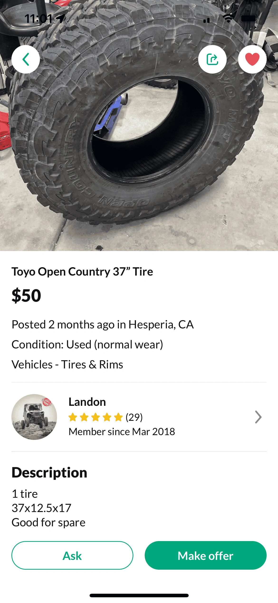 Jeep Gladiator Full size spare tire question.  Currently running 37 x 13.5 x17 Nitto Ridge Grappler IMG_4237