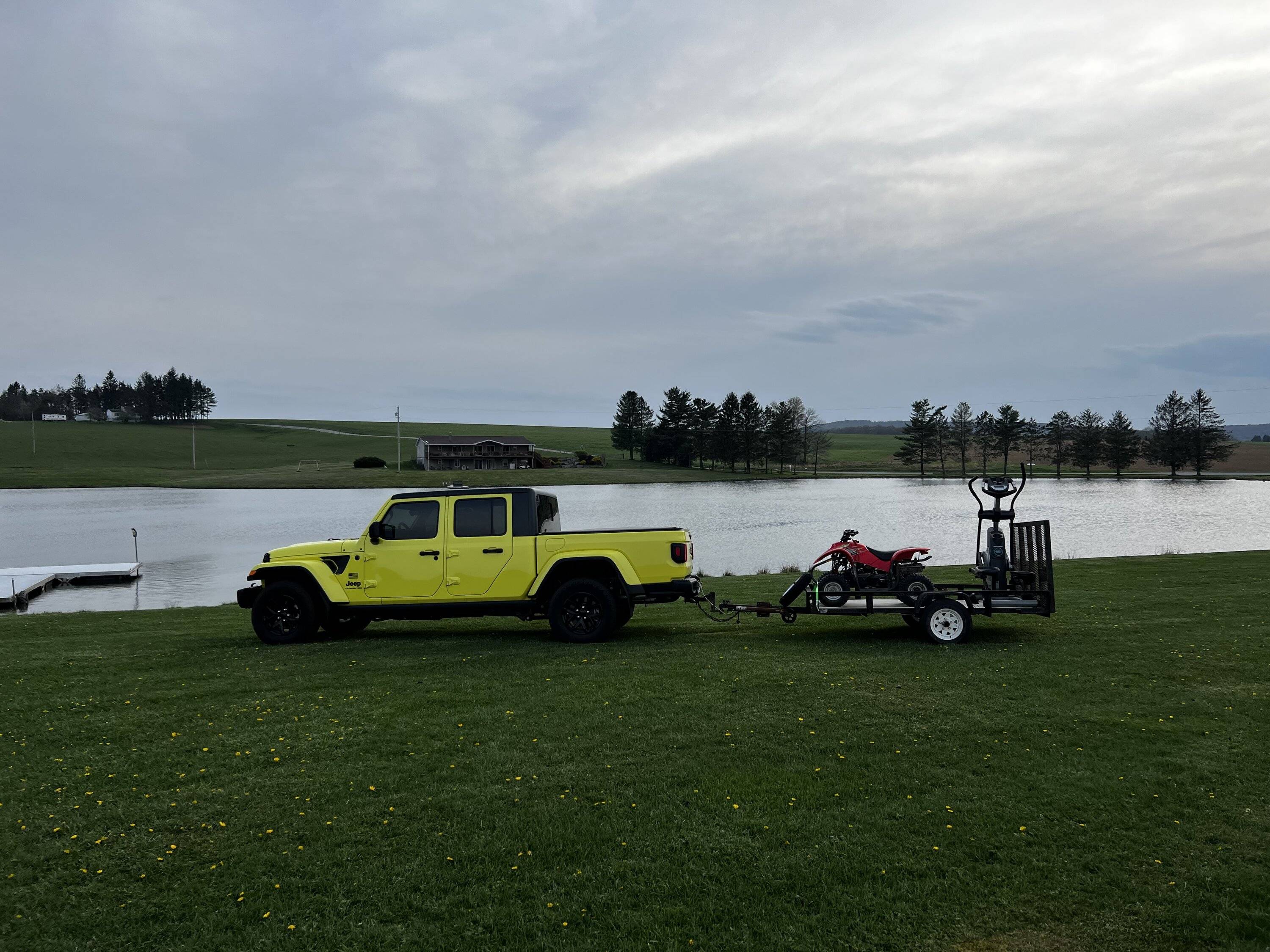 Jeep Gladiator First tow IMG_1055