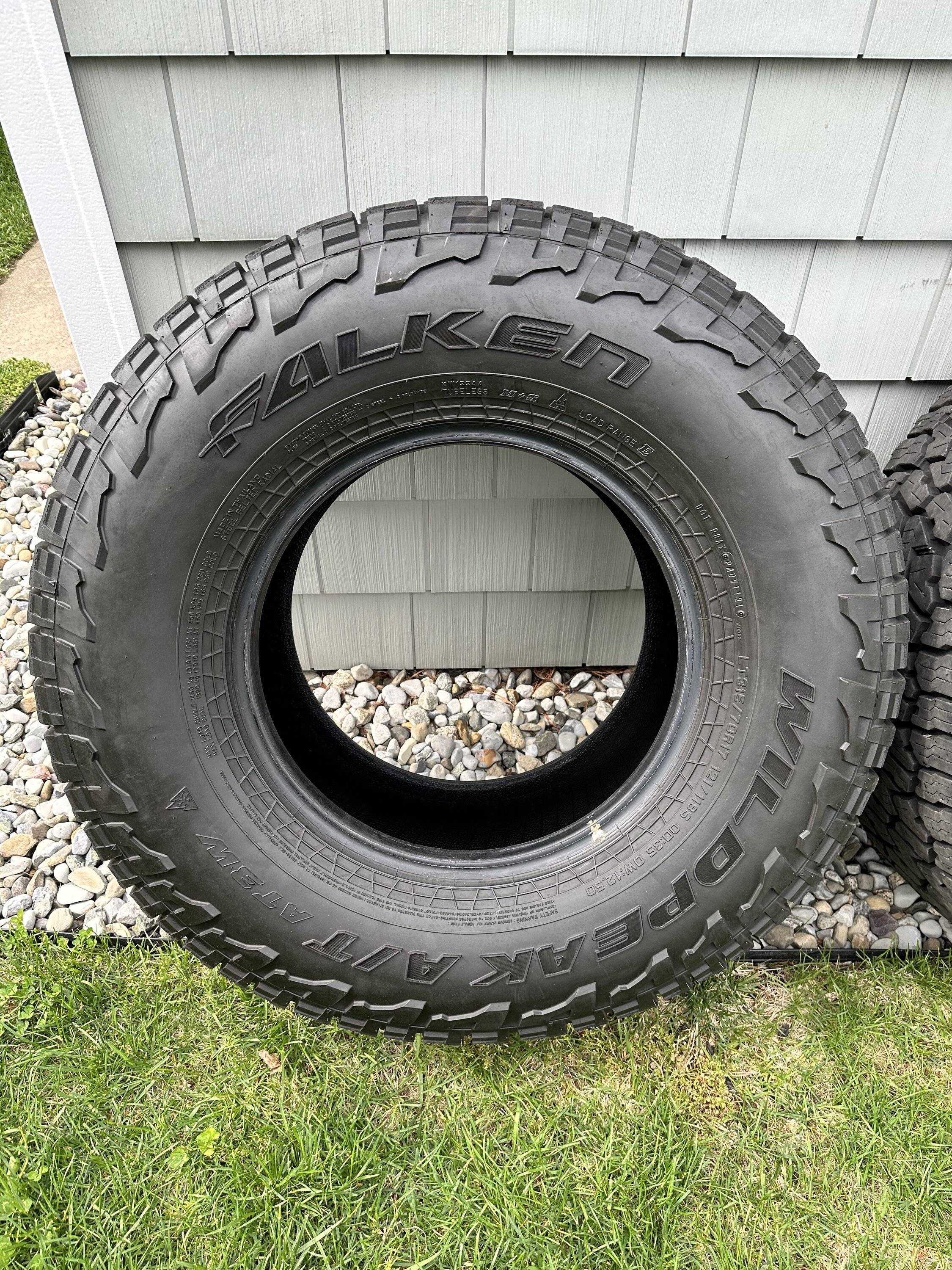 Jeep Gladiator Price Drop: Falken Wildpeak A/T3W 315/70r17 (35x12.5r17 Equivalent) - Set of 4 Tires Only IMG_4554