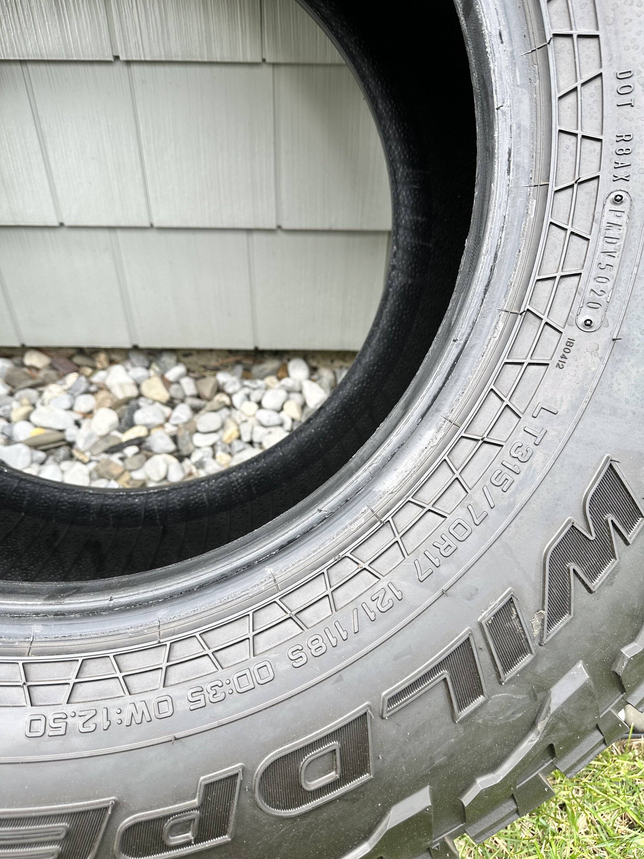 Jeep Gladiator Price Drop: Falken Wildpeak A/T3W 315/70r17 (35x12.5r17 Equivalent) - Set of 4 Tires Only IMG_4561