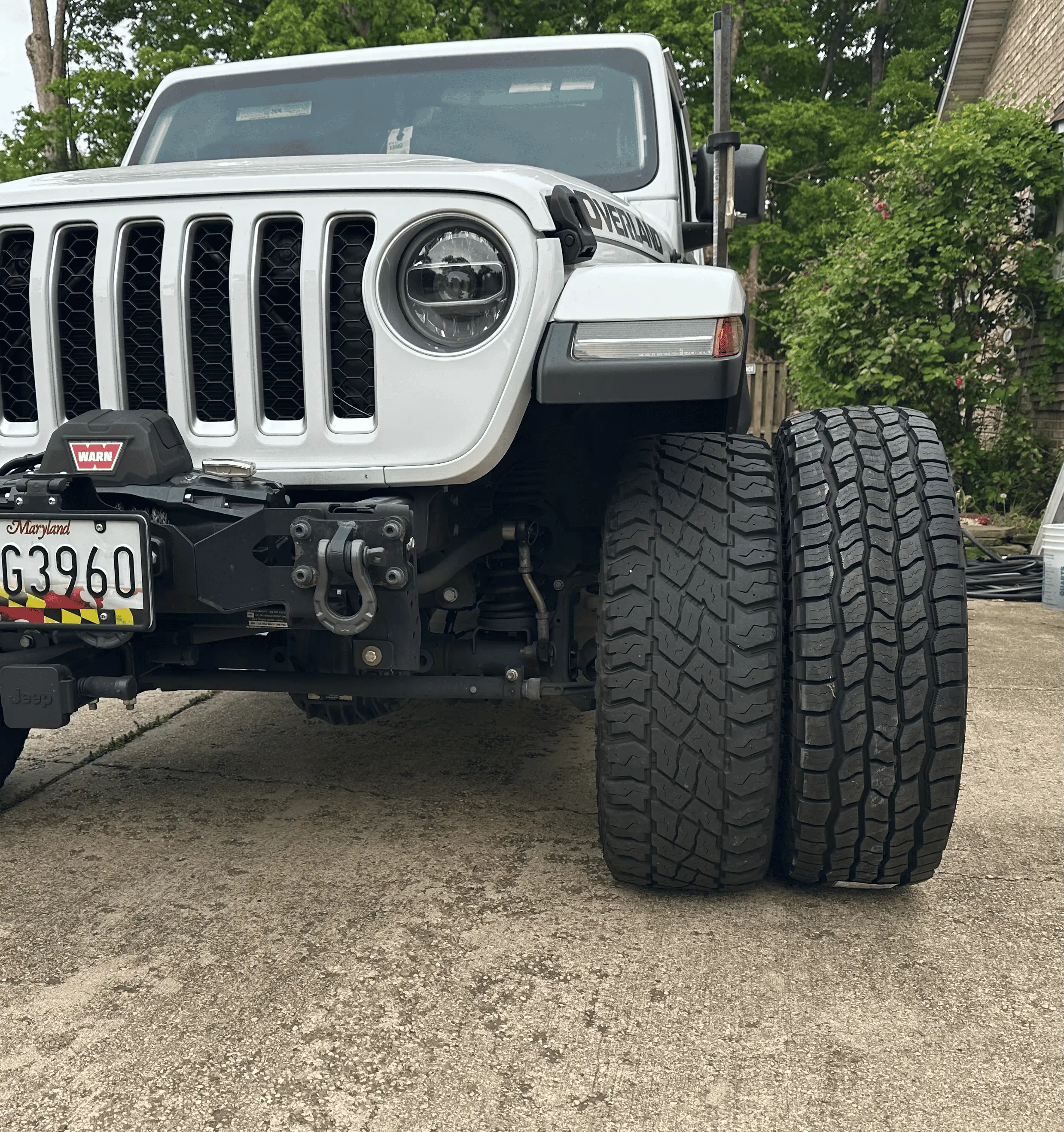 Jeep Gladiator Biggest tires I can fit on stock Overland wheels with a 2.5” lift? tempImagekmZ7bE
