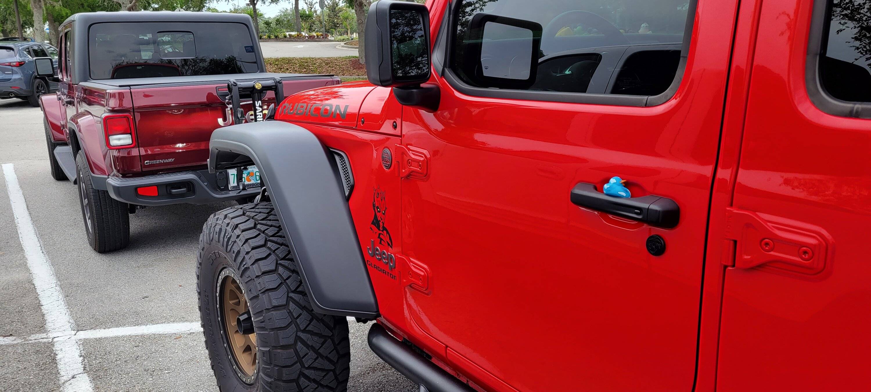 Jeep Gladiator Anyone else feel like they don't get ducked enough? 20230429_143830