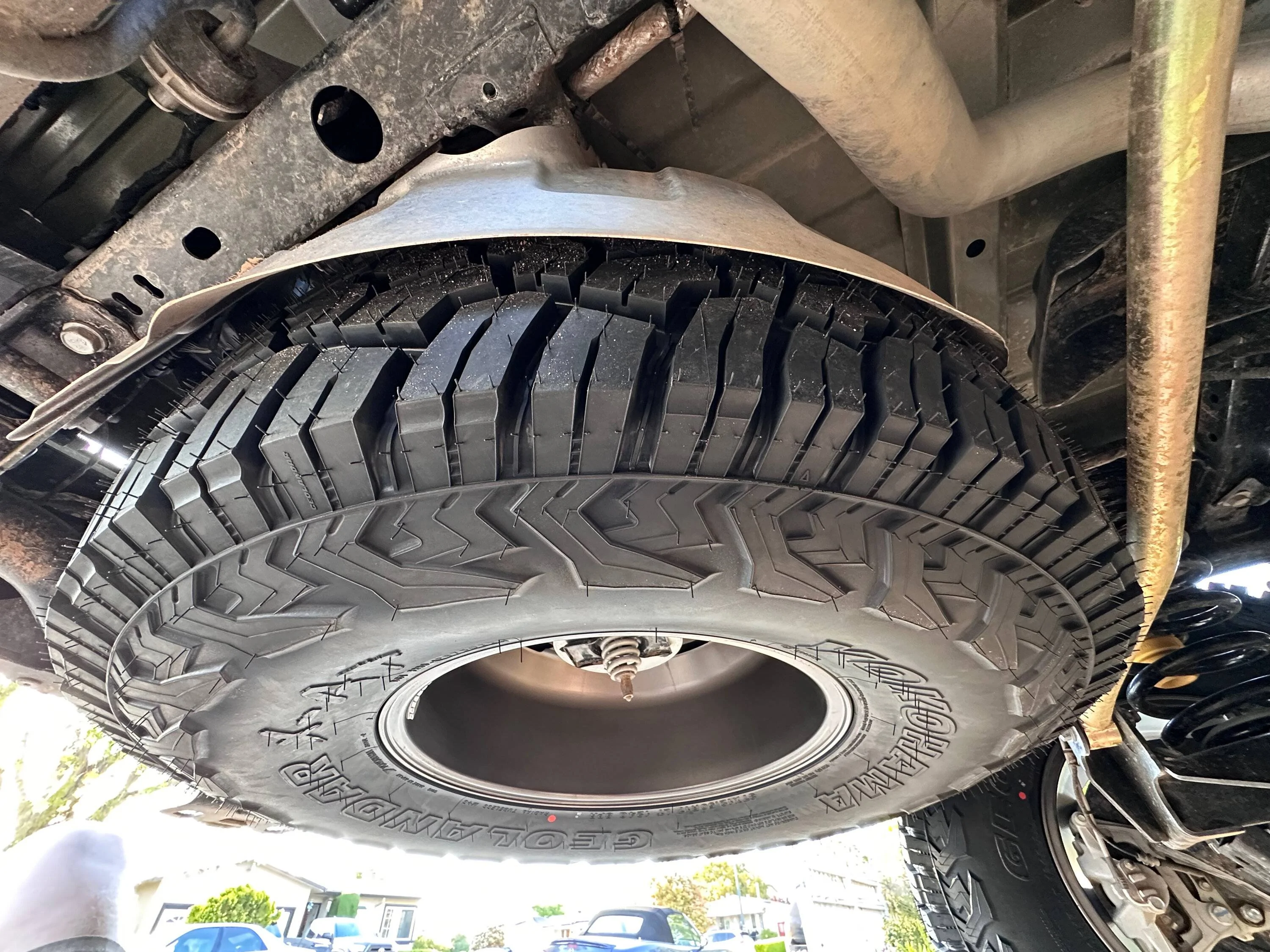 Jeep Gladiator Yokohama Geolandar X-AT LT37/12.50R17 at wally world $270 each IMG_1818